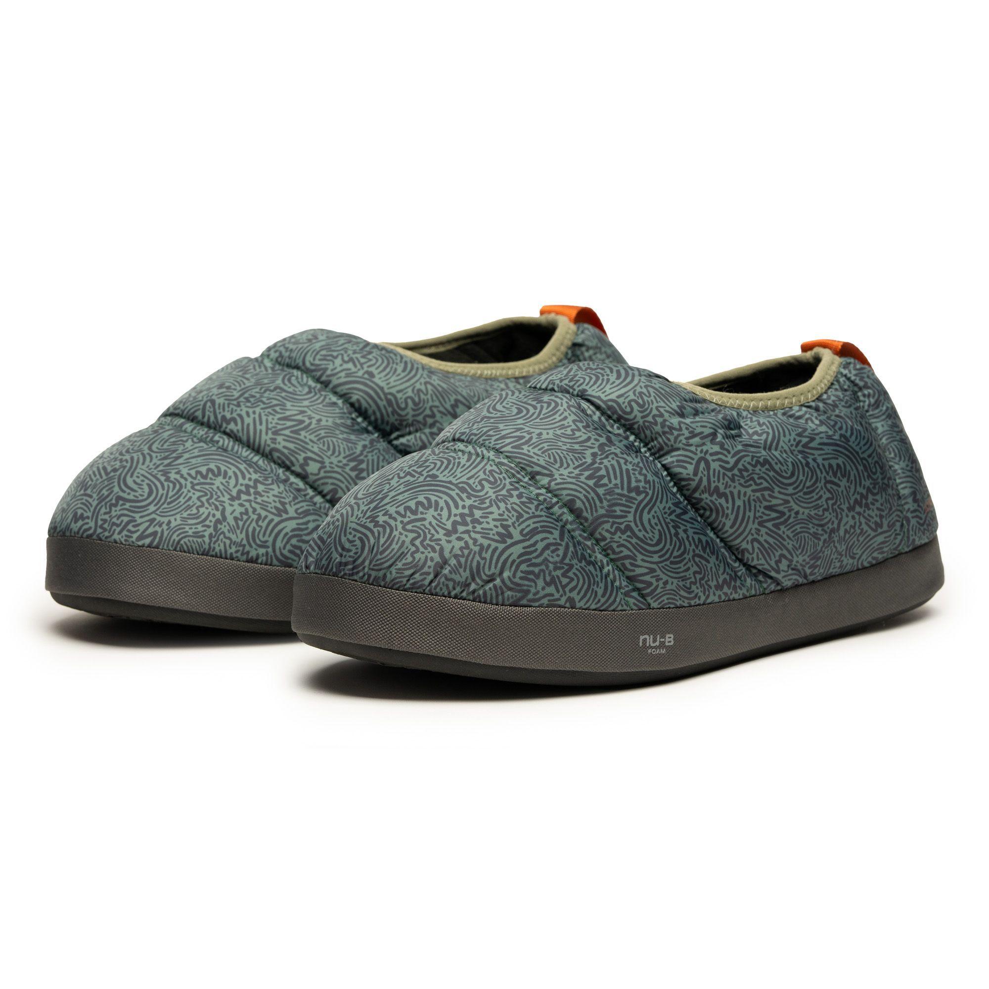 Pantufla Futaleufú Verde Grisáceo Print Atakama Outdoor-2