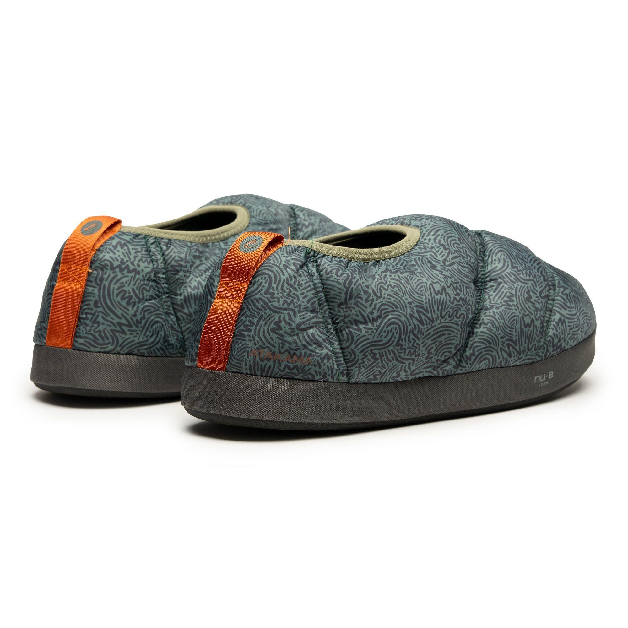 Pantufla Futaleufú Verde Grisáceo Print Atakama Outdoor-3