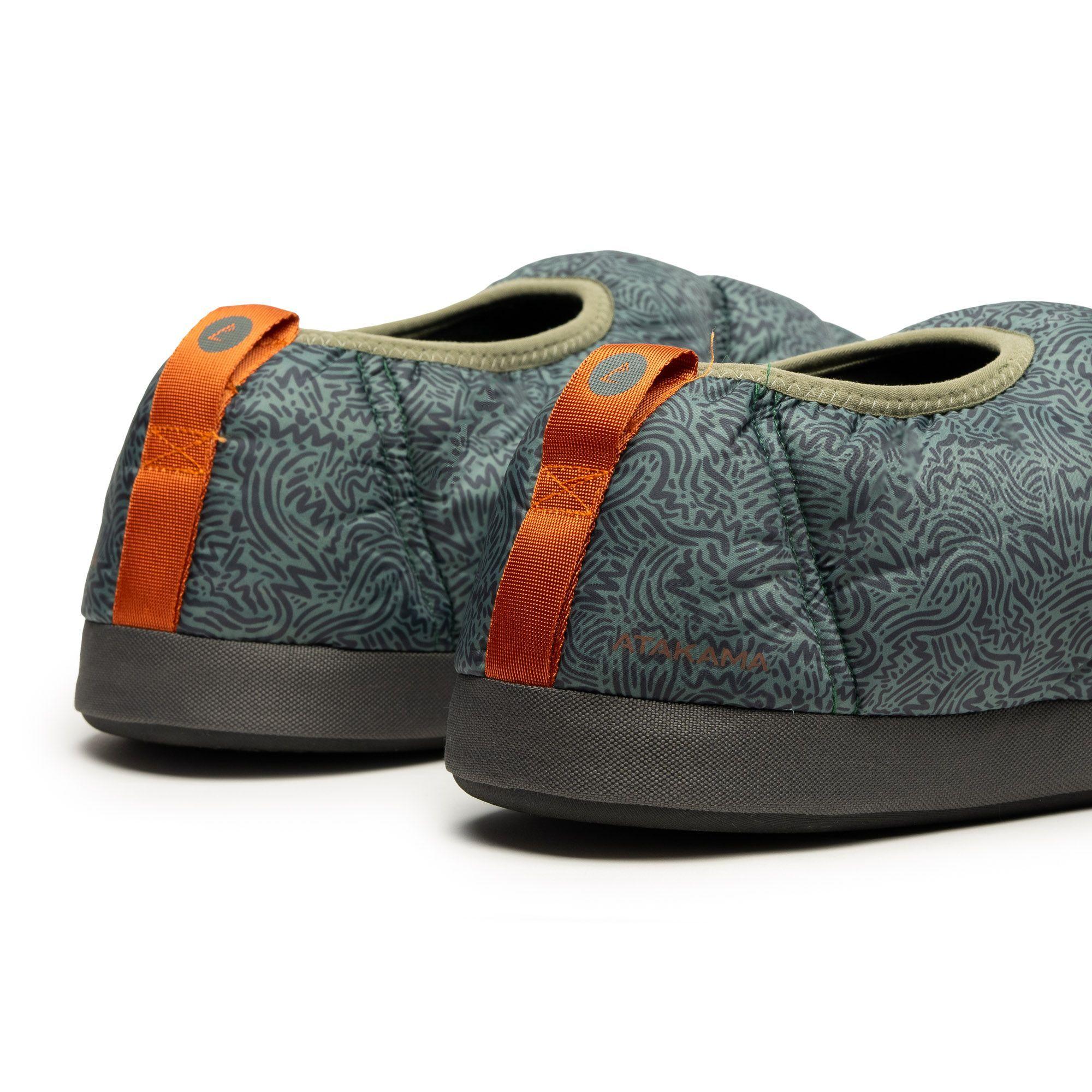 Pantufla Futaleufú Verde Grisáceo Print Atakama Outdoor-4
