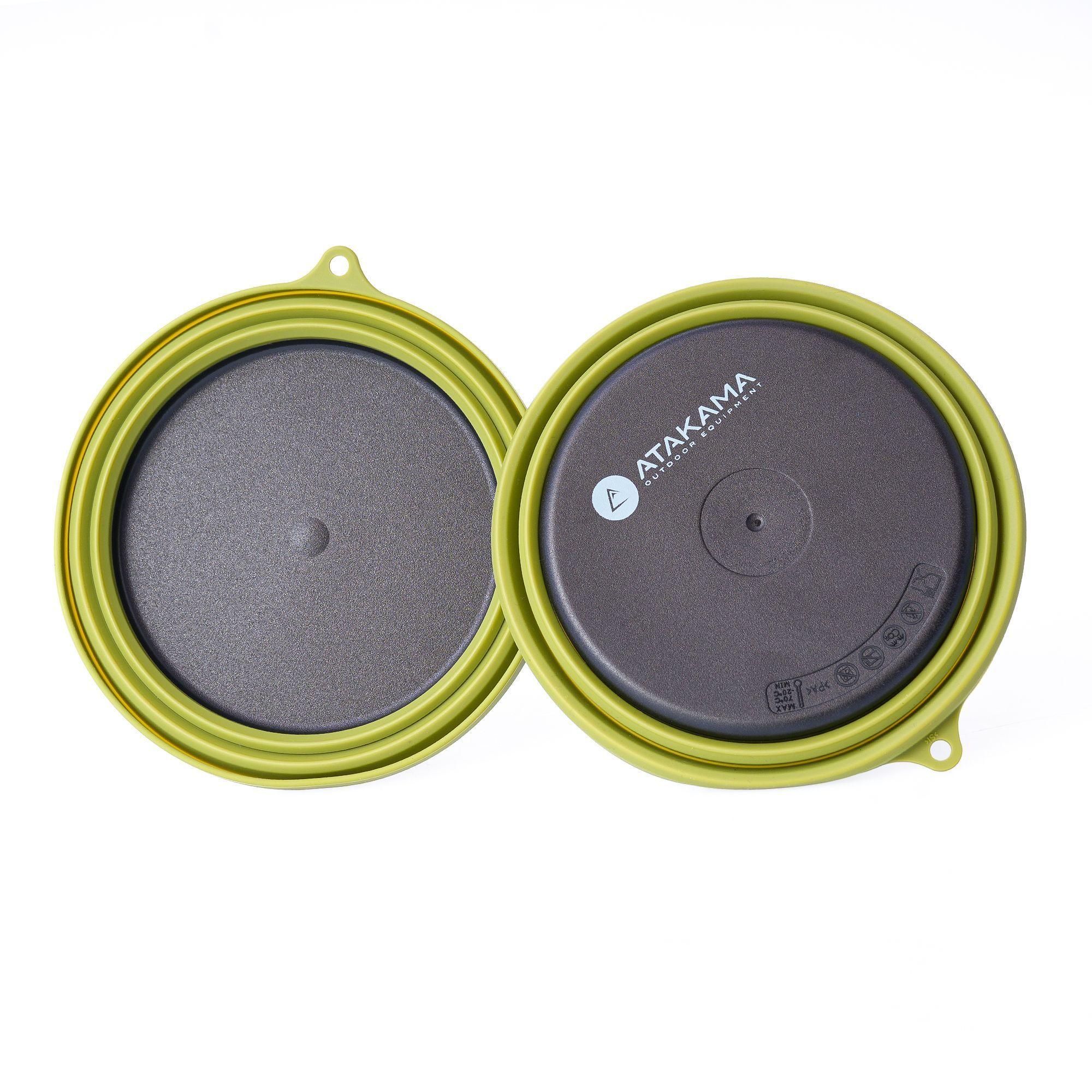 Set de Camping 2 Bowls Compactables + Cubiertos Atakama Outdoor-3