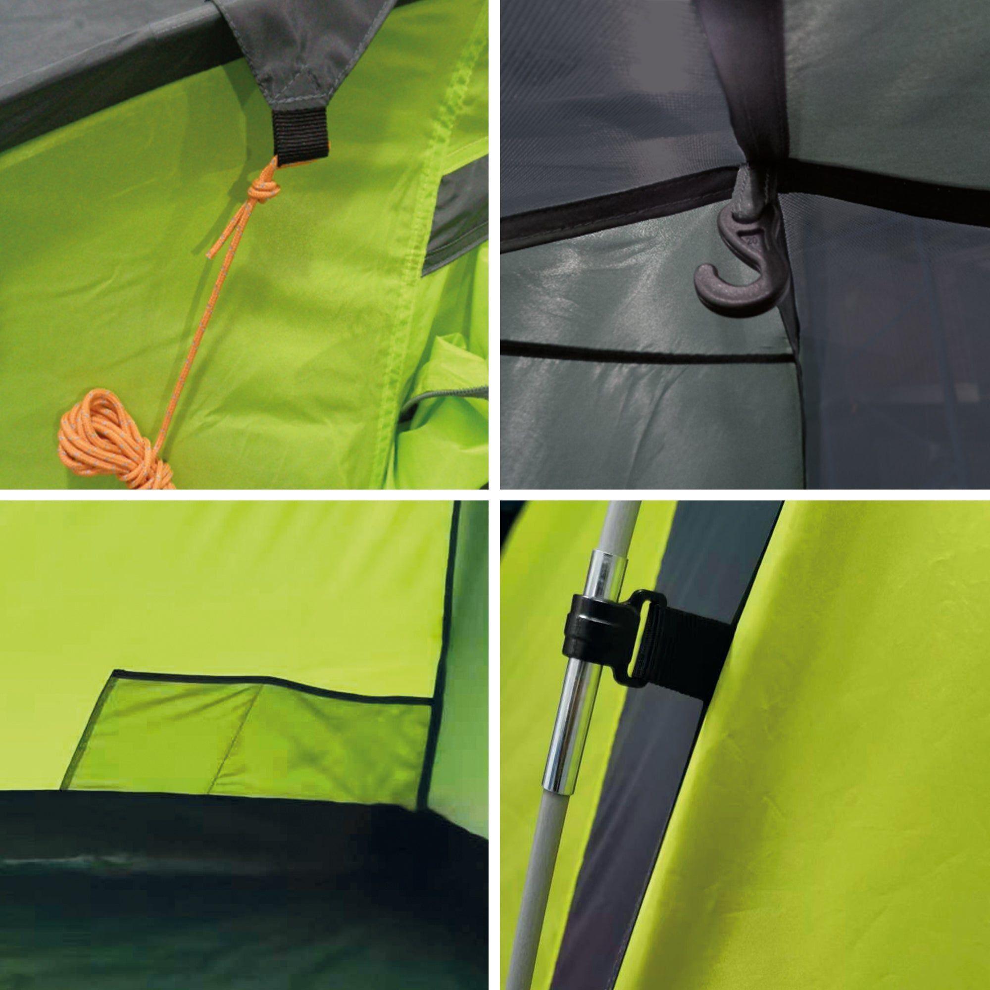 Carpa Impermeable 4 Personas Totoralillo Verde Atakama Outdoor-4