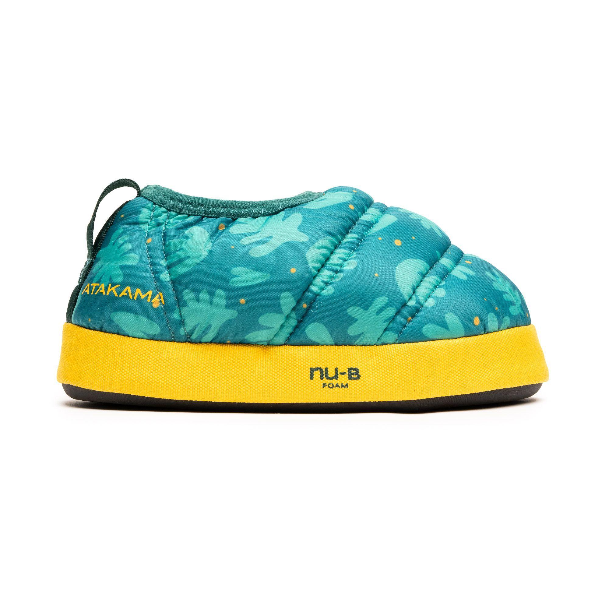 Pantufla Térmica Niño Azul Petróleo Print Atakama Outdoor-0