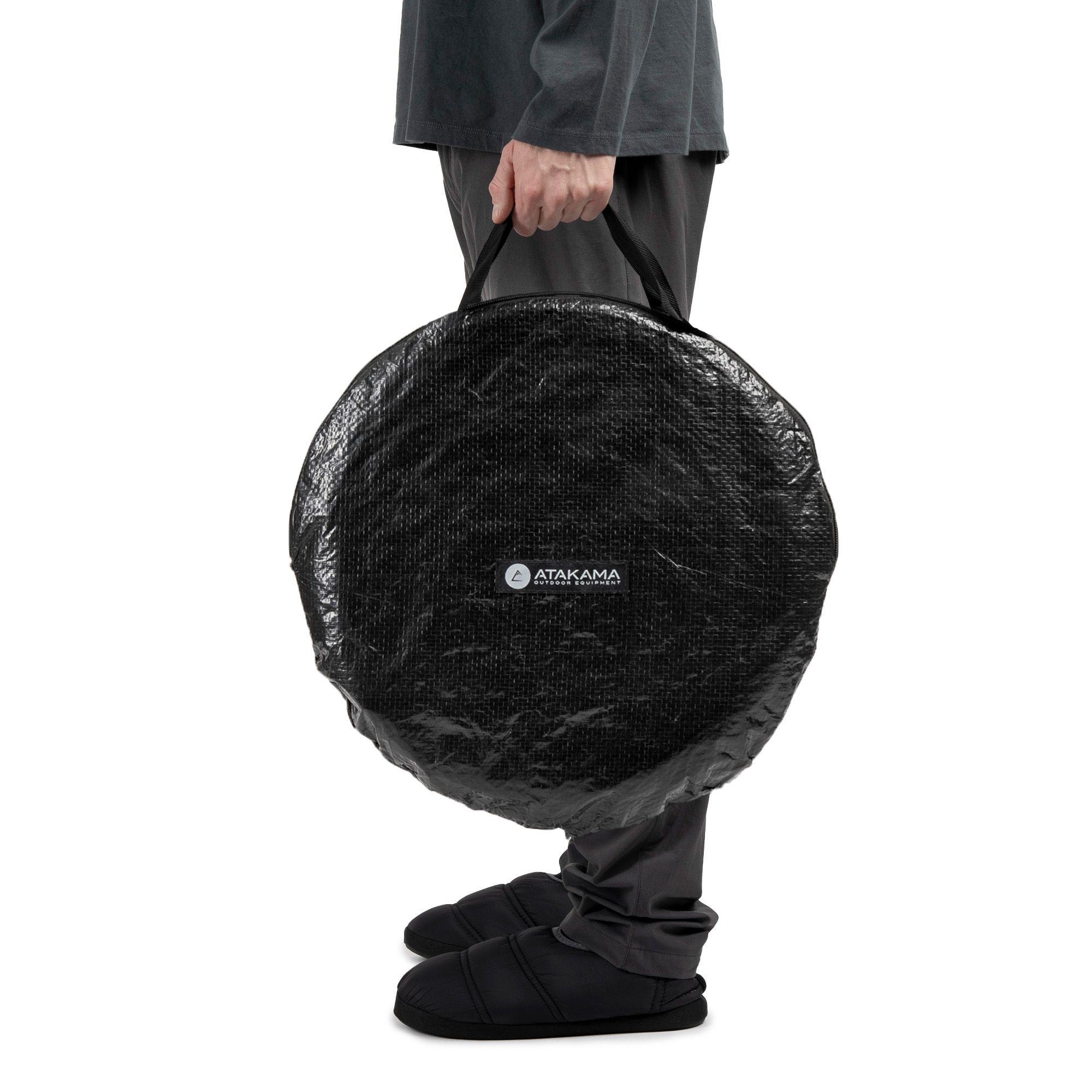 Basurero Plegable Toltén 90 Lt Negro Atakama Outdoor-1