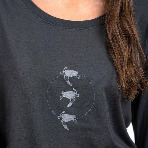 Polera mujer manga larga Tortuga Laúd Atakama Outdoor-3