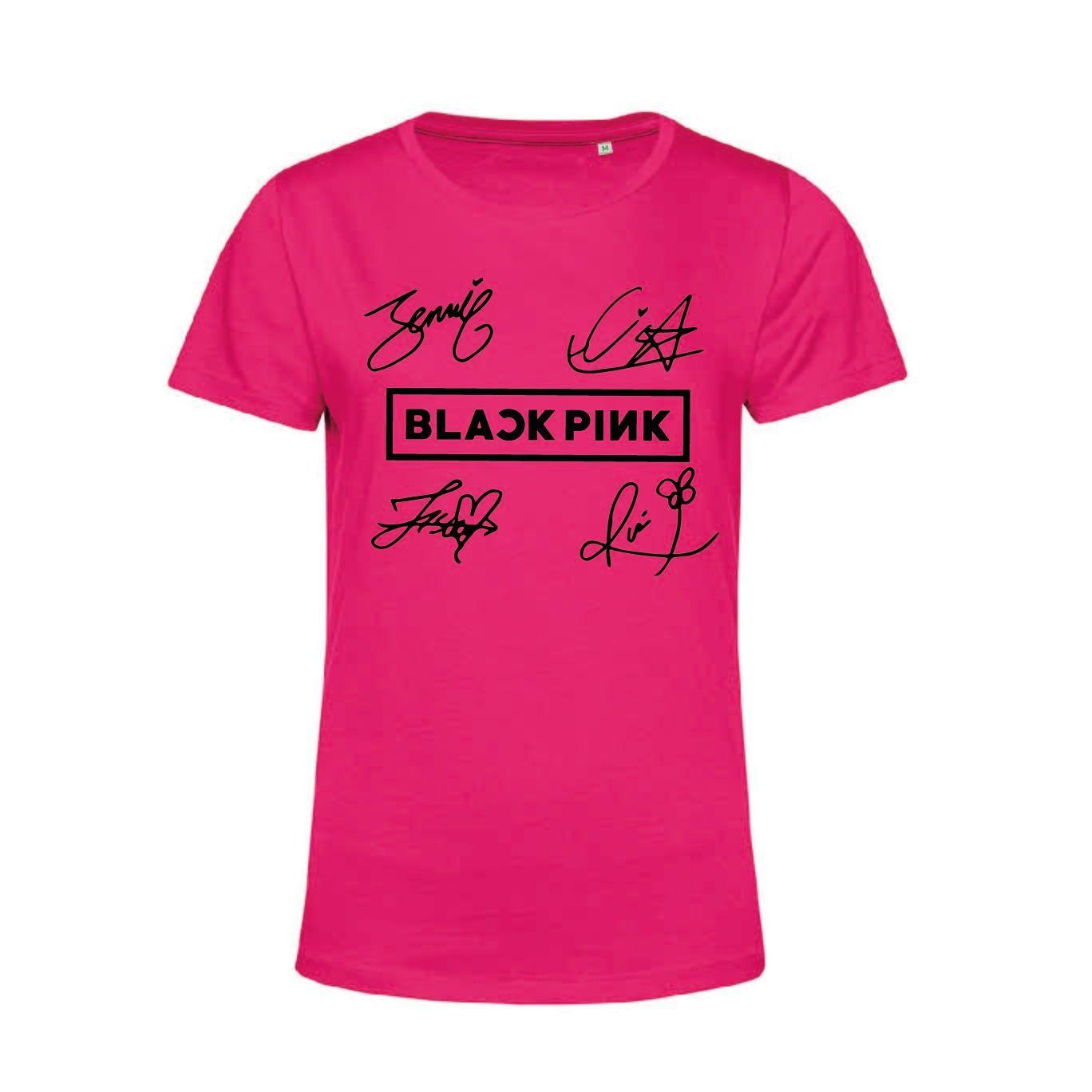 POLERA ALGODÓN BLACK PINK KOREANO MODA KPOP-0