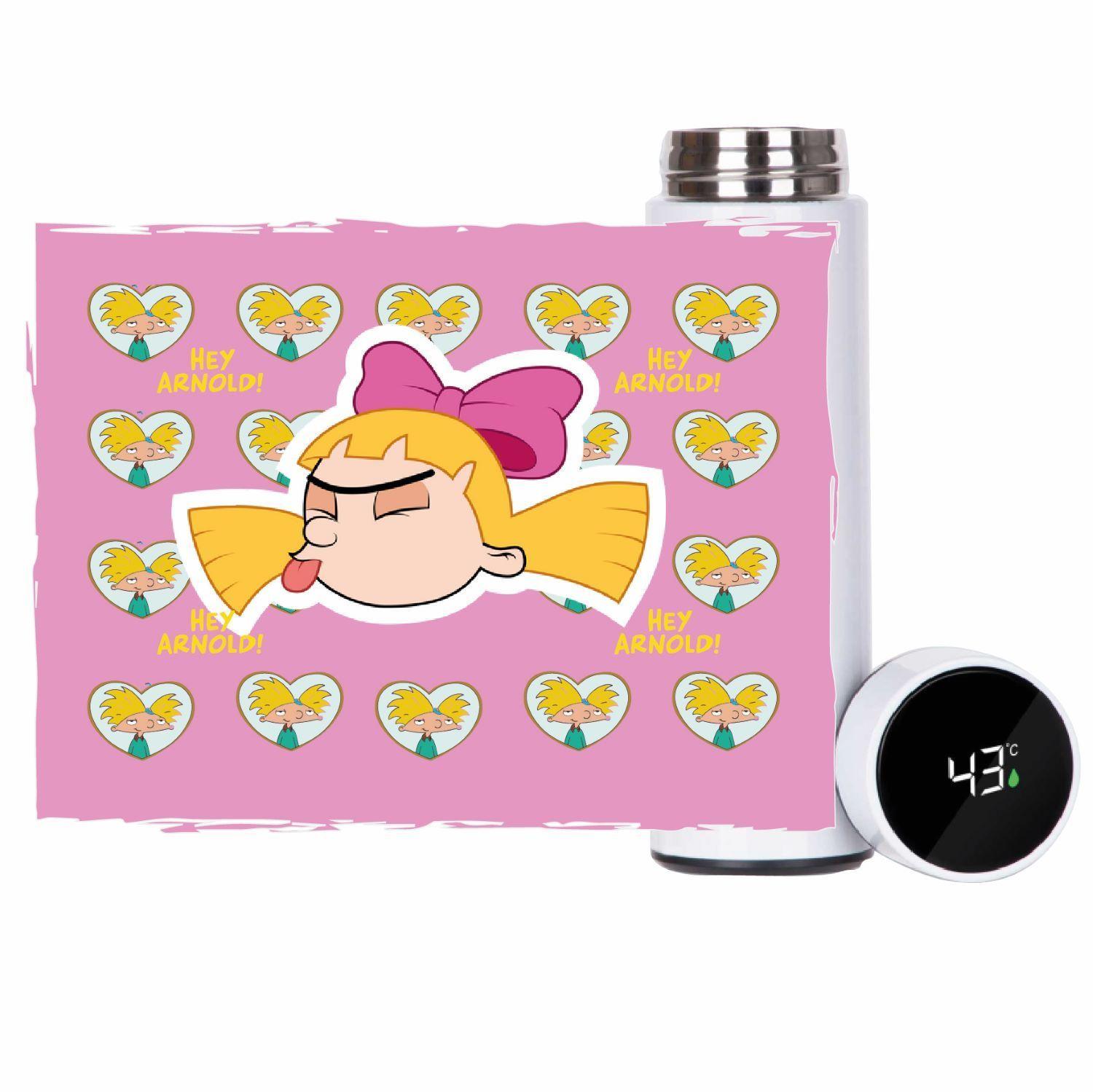 TERMO HELGA PATAKI  HEY ARNOLD 450 ML LED DE TEMPERATURA-0