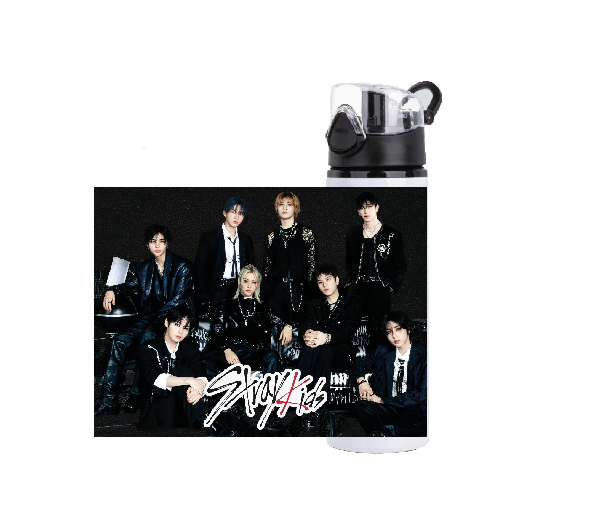 SET ALMACENAMIENTO BEBIDAS DISEÑO STRAY KIDS ANIME SERIE -3