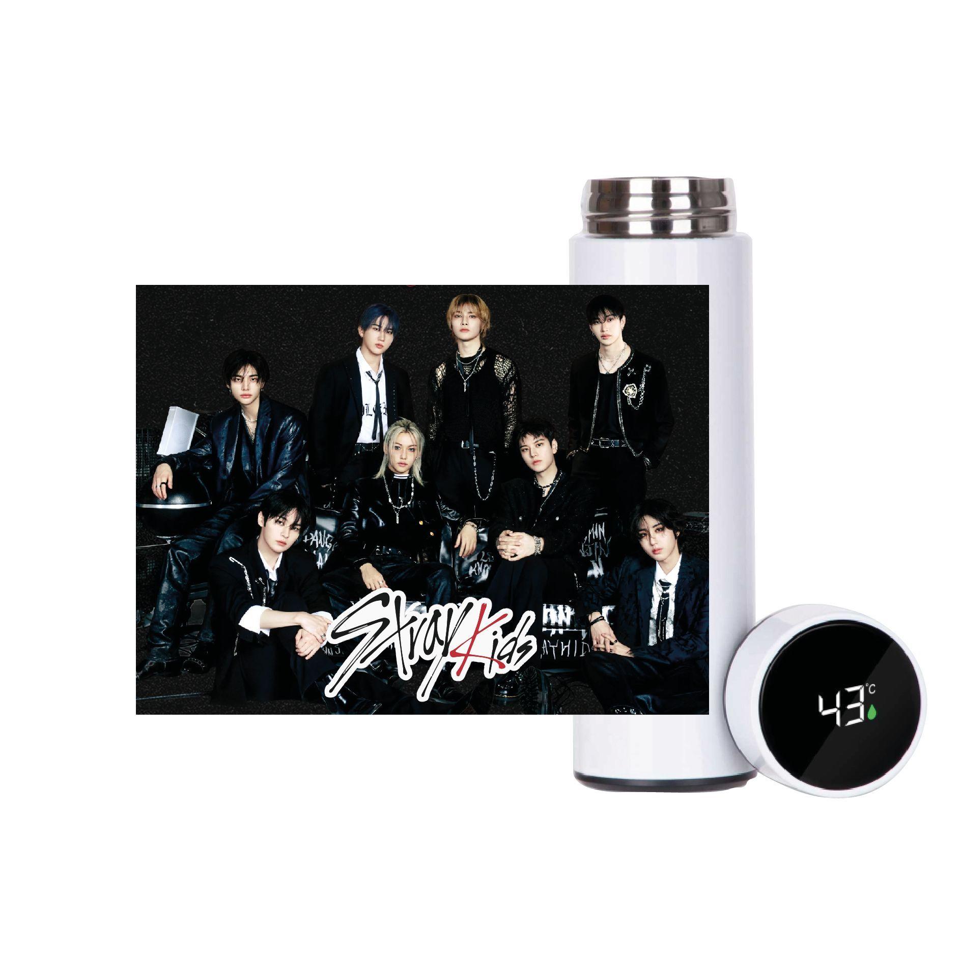 SET ALMACENAMIENTO BEBIDAS DISEÑO STRAY KIDS ANIME SERIE -5