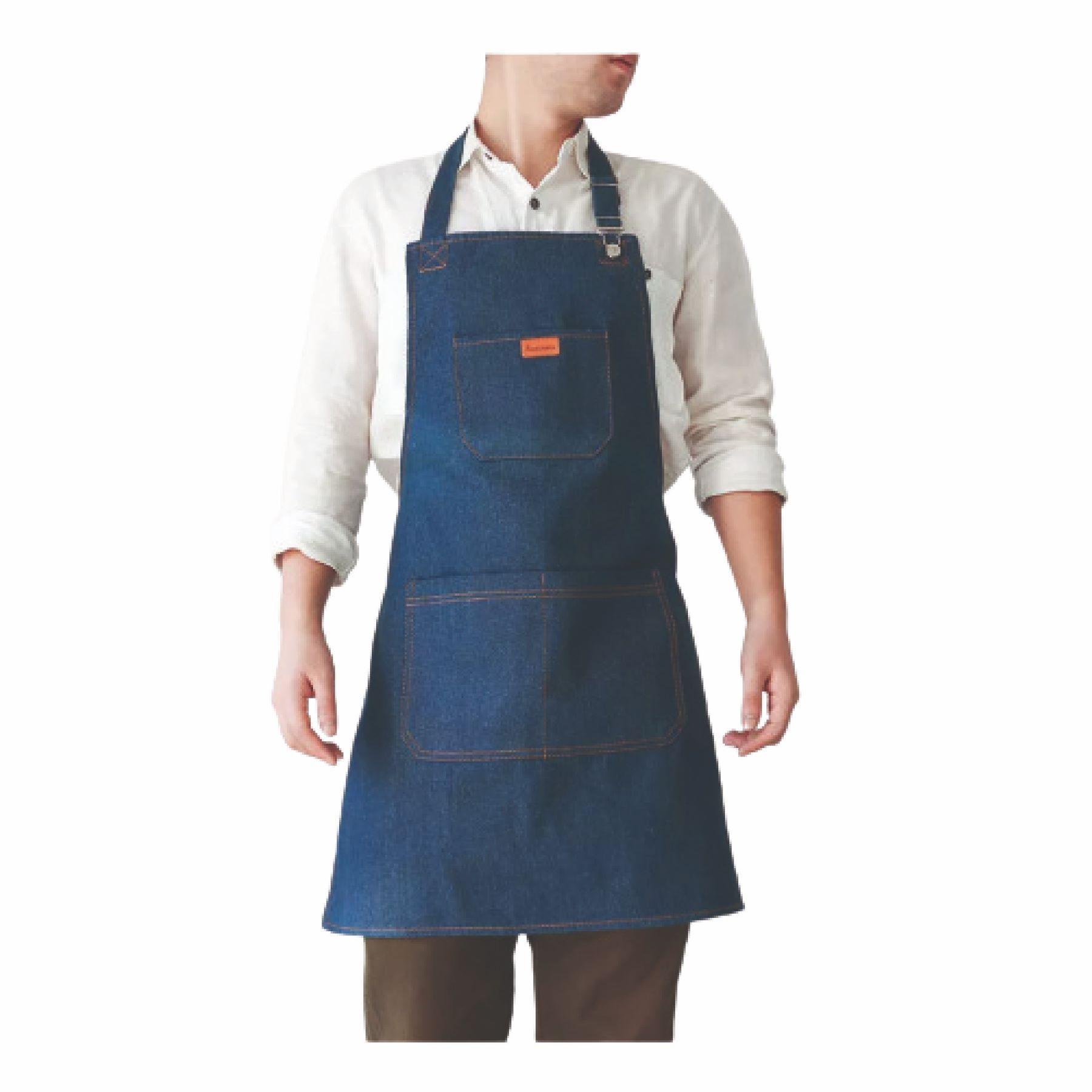 DELANTAL PECHERA MEZCLILLA VIVA CHILE FIESTAS PATRIAS -2