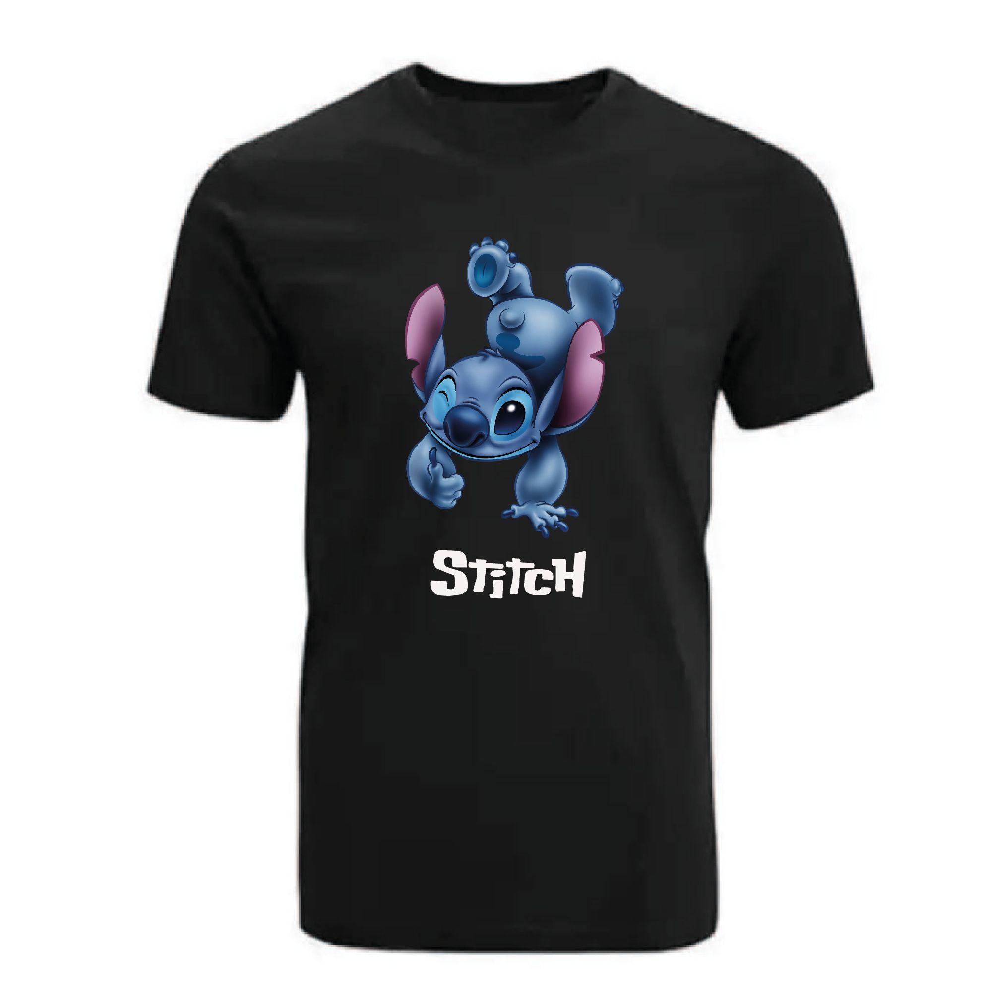 POLERA ALGODÓN DISEÑO STITCH DE LILO AND STITCH -0