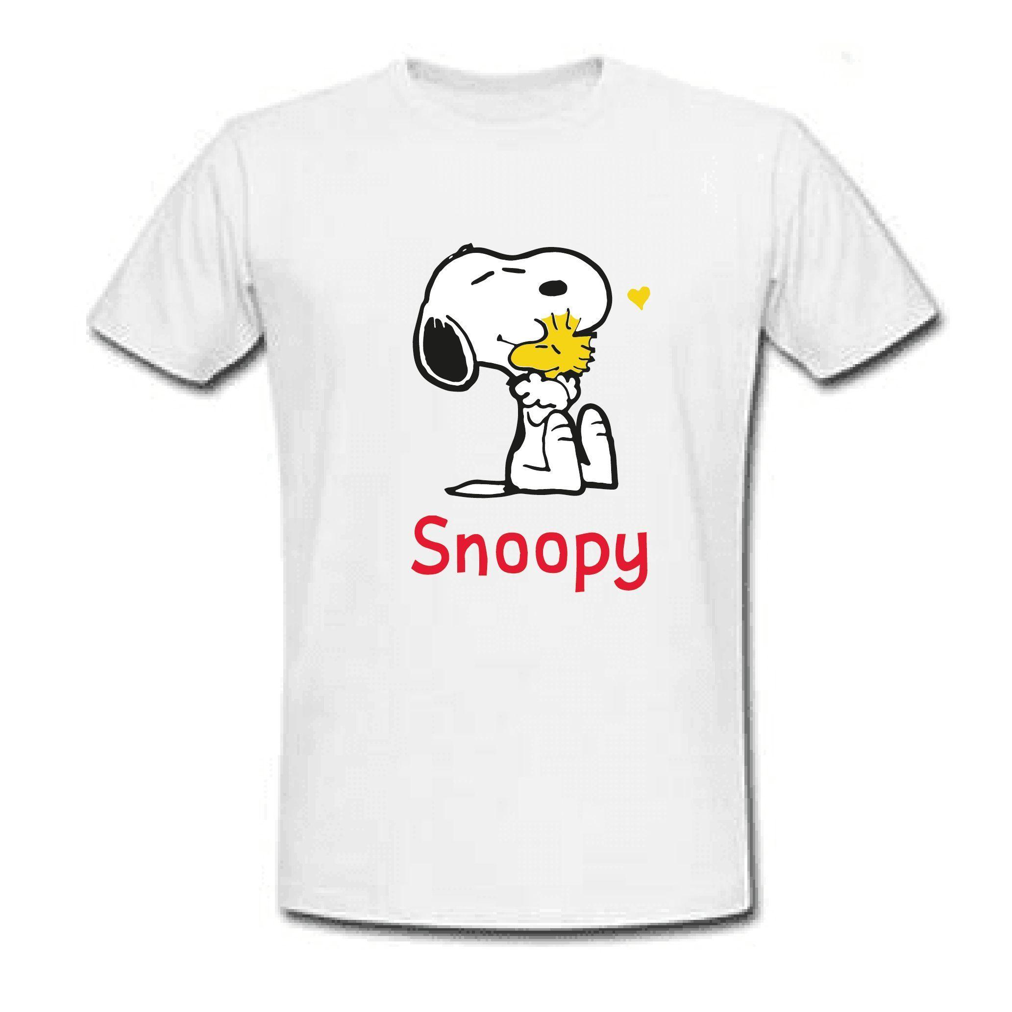 POLERA ALGODÓN ESTAMPADO SNOOPY CON WOOD STOCK -0