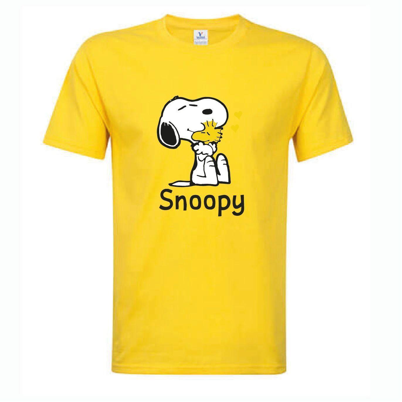 POLERA ALGODÓN ESTAMPADO SNOOPY CON WOOD STOCK -0