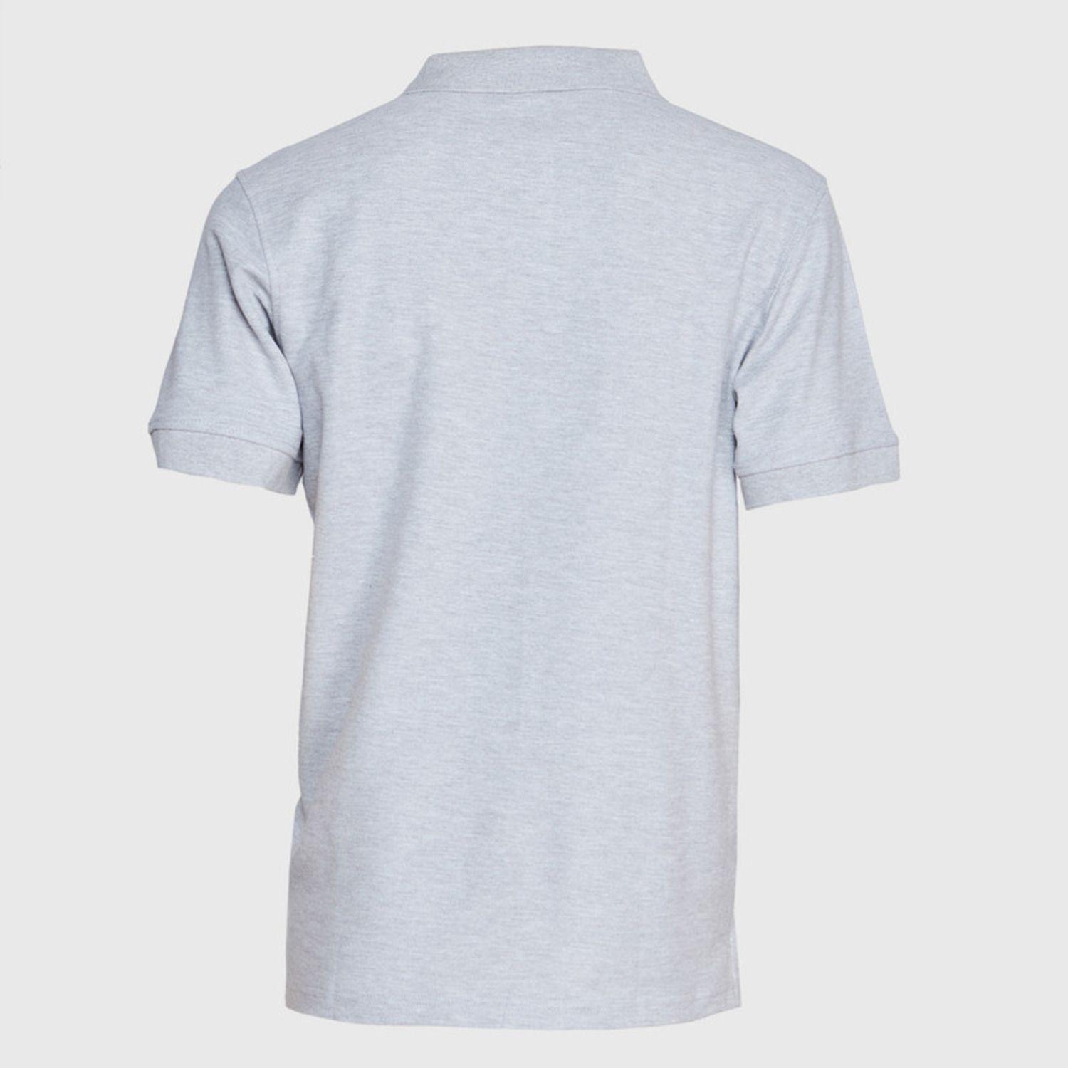 Polera Pique Hombre 80/20 M/C Gris oscuro-3