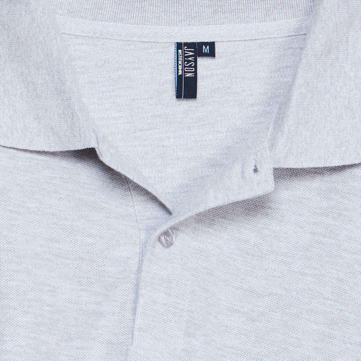 Polera Pique Hombre 80/20 M/C Gris oscuro-4