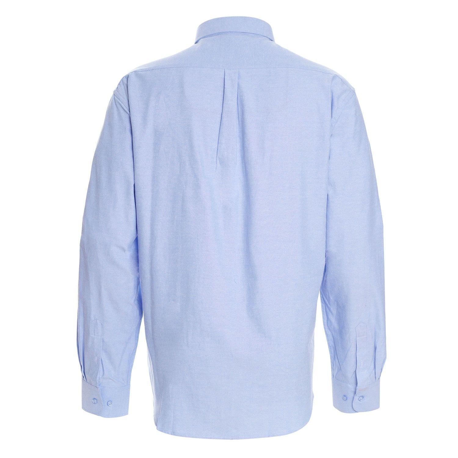 Camisa Oxford Comfort B/Pegado M/L  Celeste-1