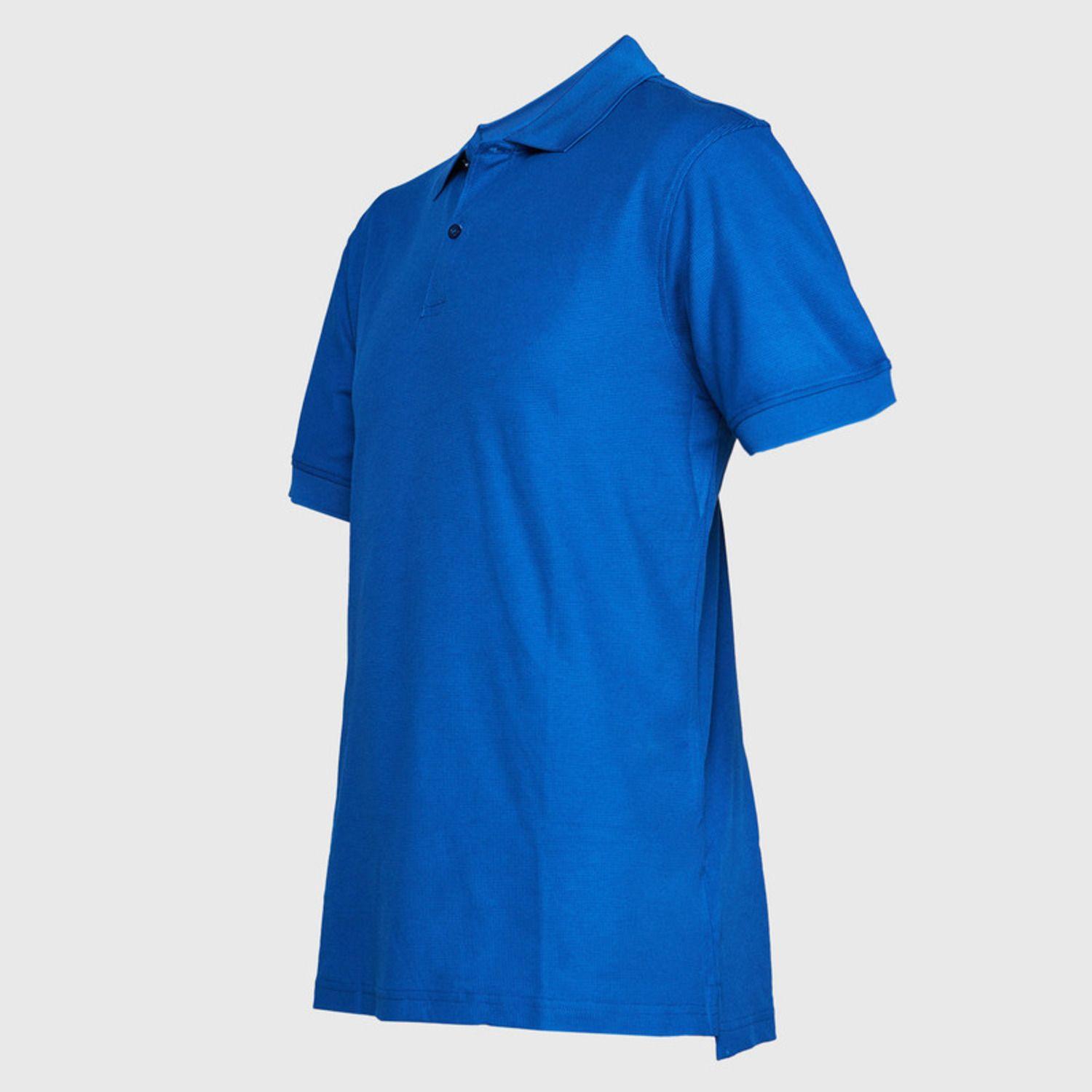 Polera Mc Hombre Waffle  Azul-2