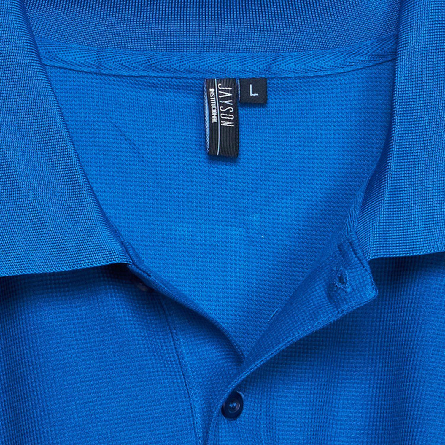 Polera Mc Hombre Waffle  Azul-4