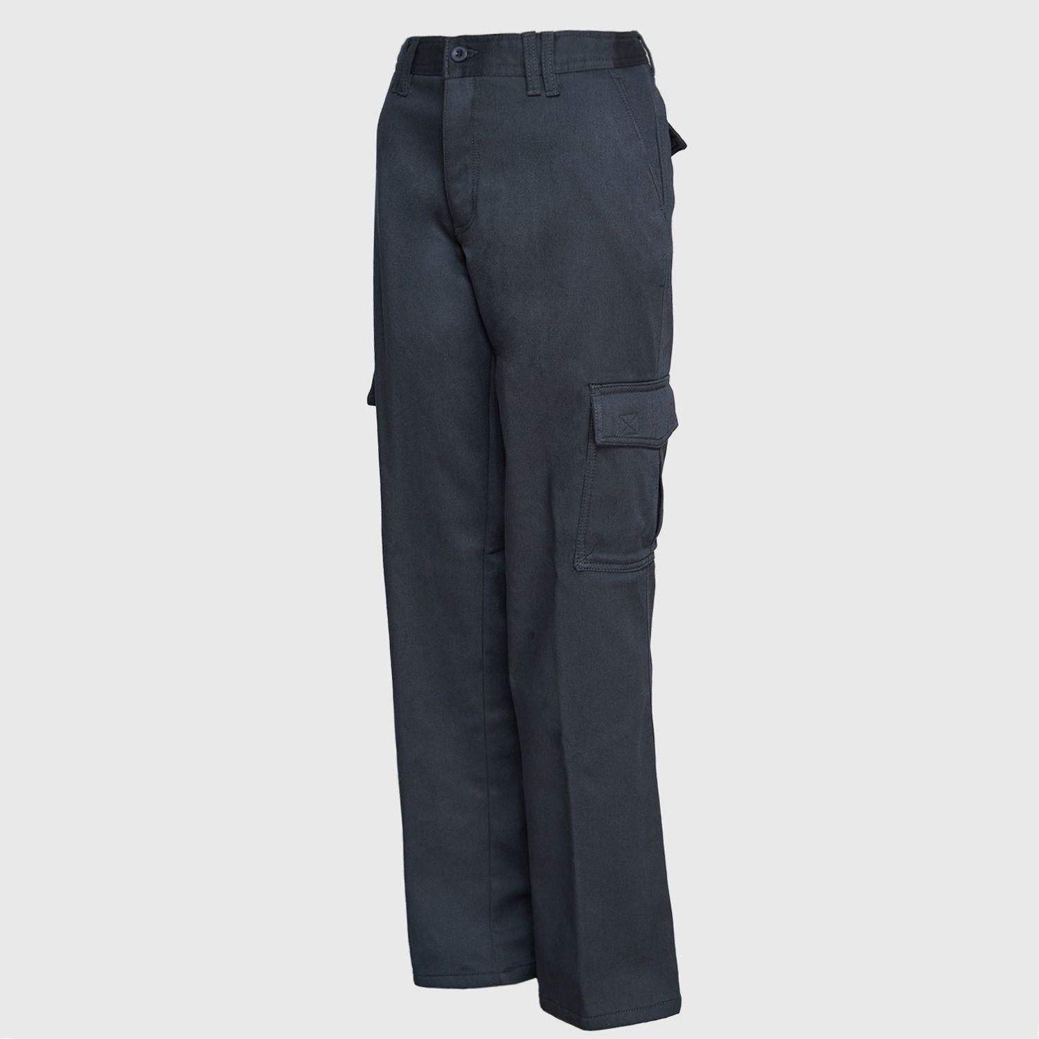 Pantalón Cargo Forro Polar Mujer Gris-1