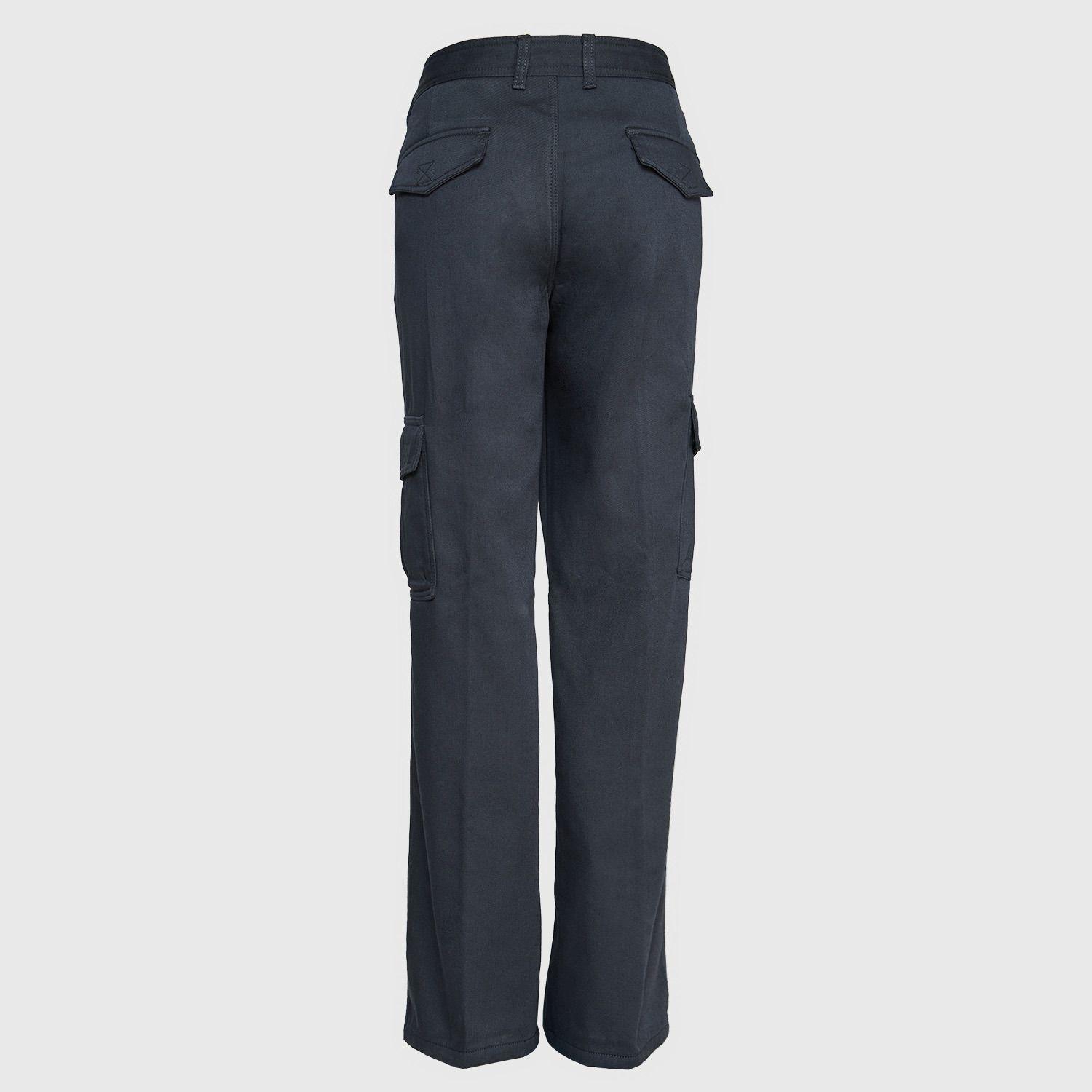 Pantalón Cargo Forro Polar Mujer Gris-2