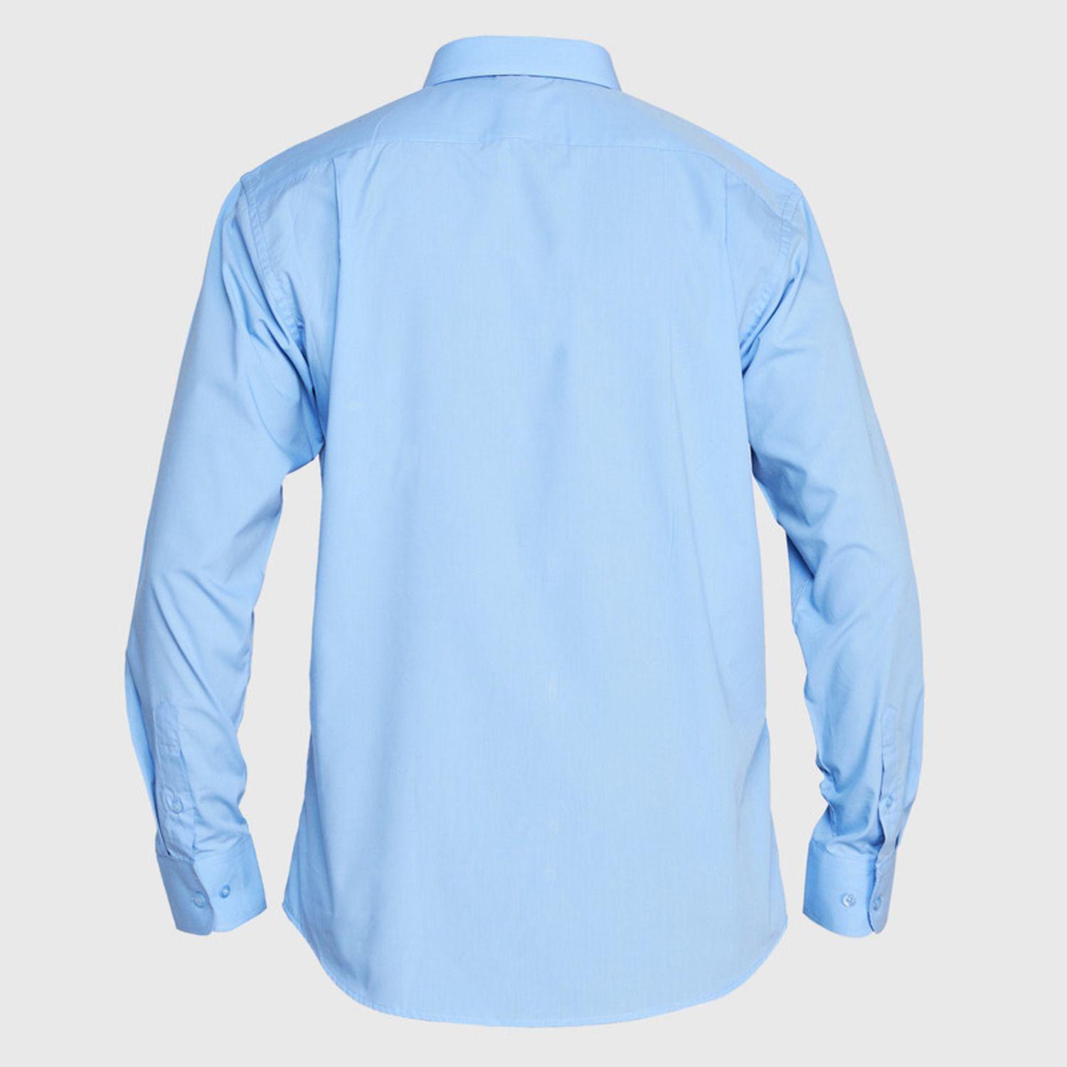 Camisa Trevira  Ml Comfort Celeste-2