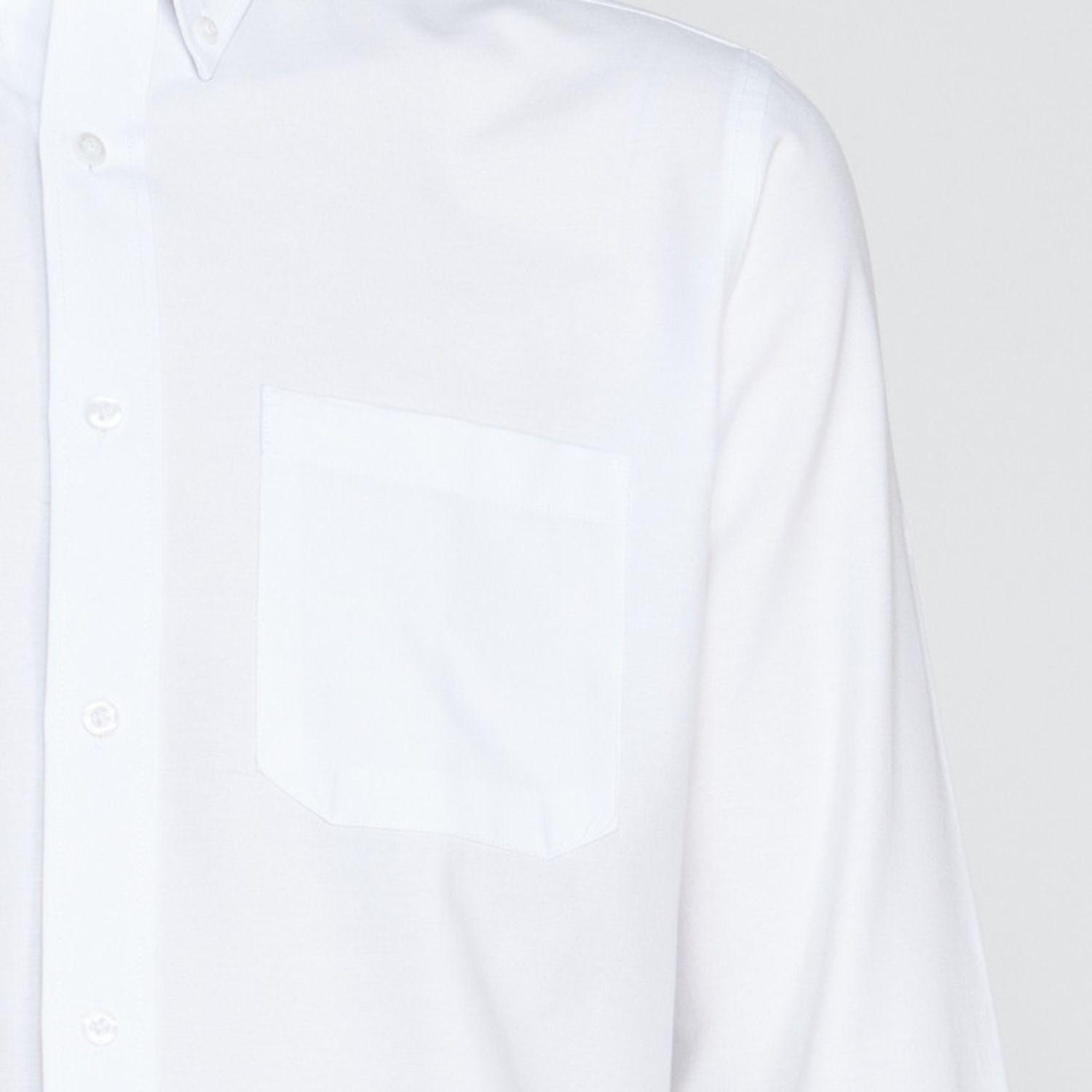 Camisa Oxford B/Pegado M/L Blanco-4