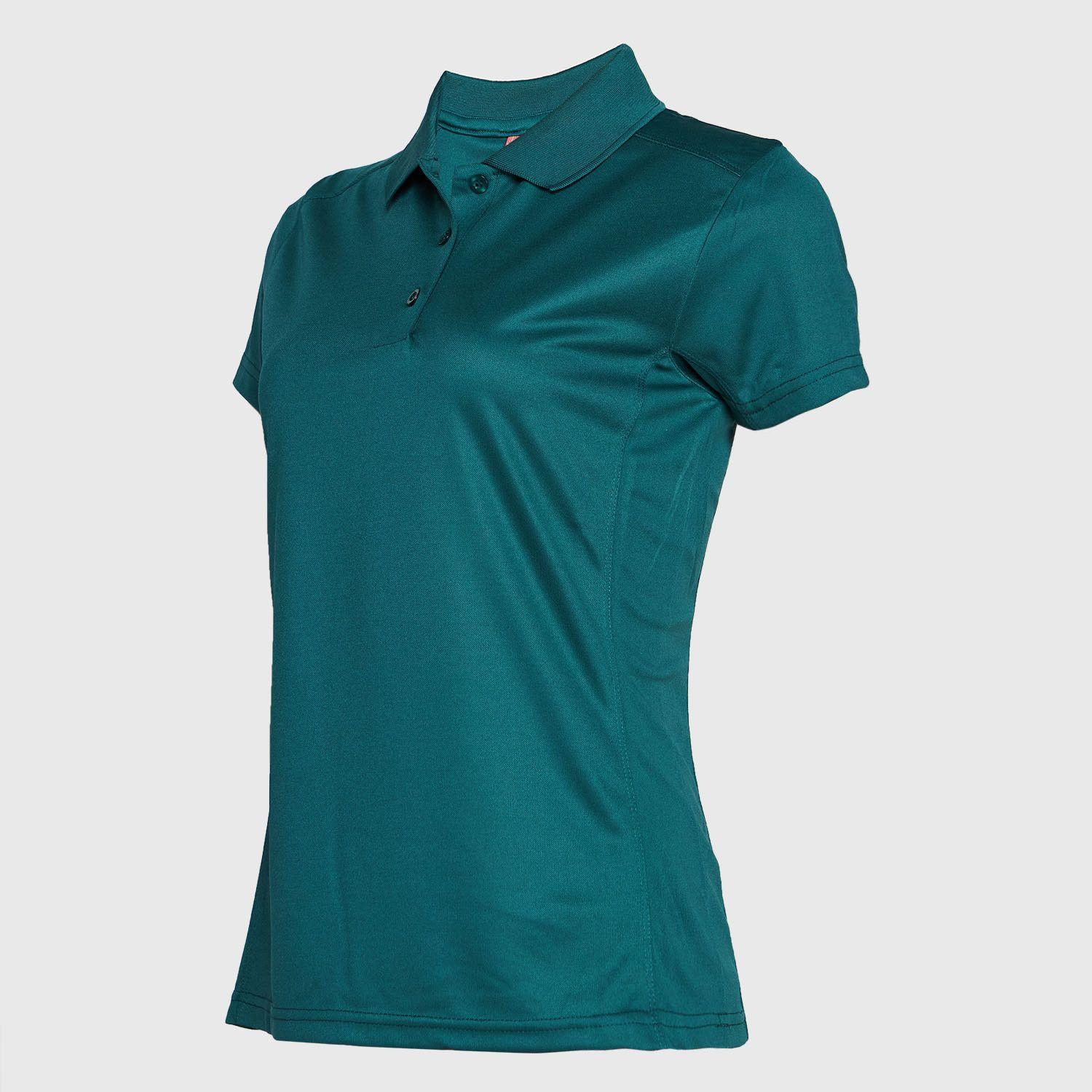 Polera Dry Fit Mujer M/C Verde petróleo-1