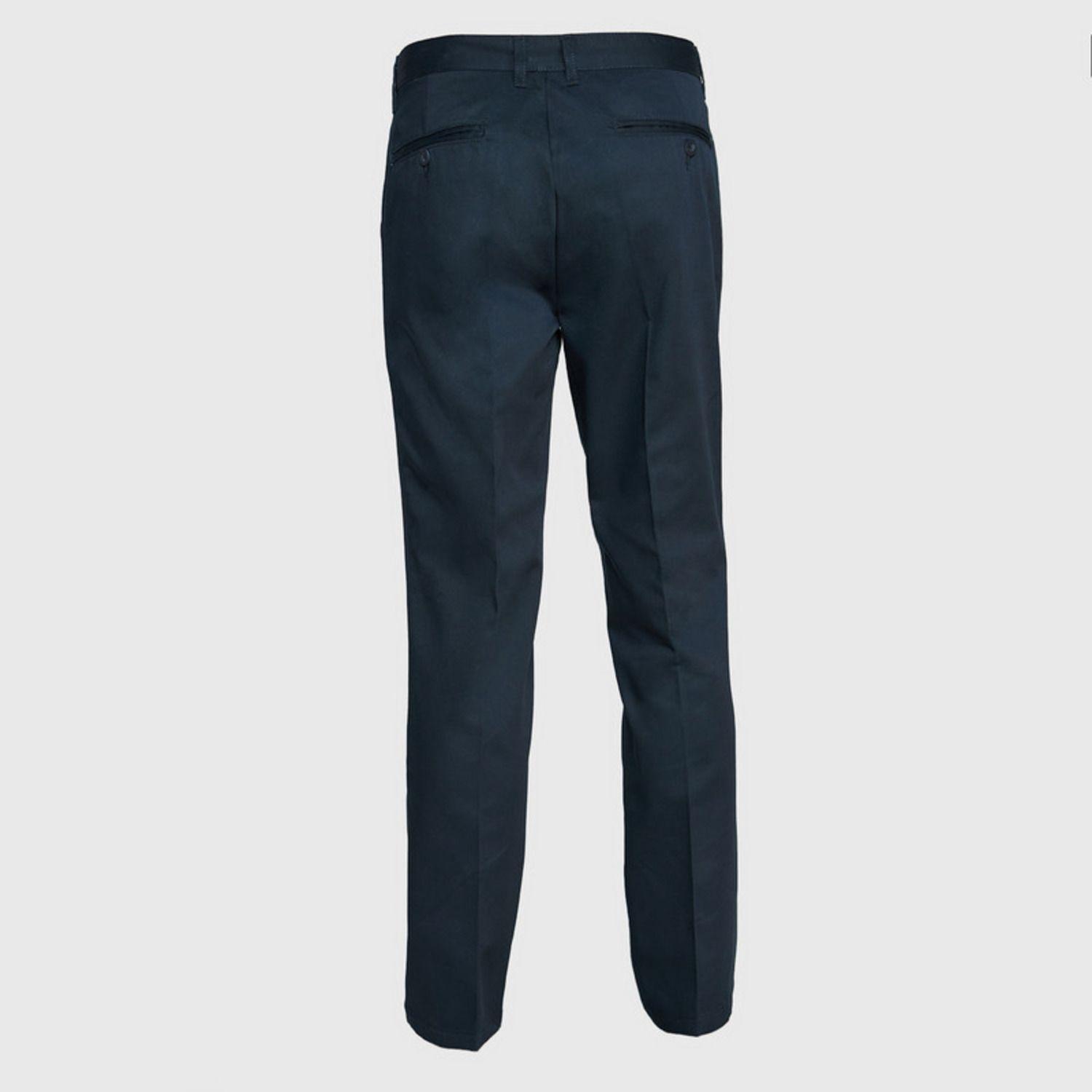 Pantalón Gabardina T/C Hombre Azul marino-3