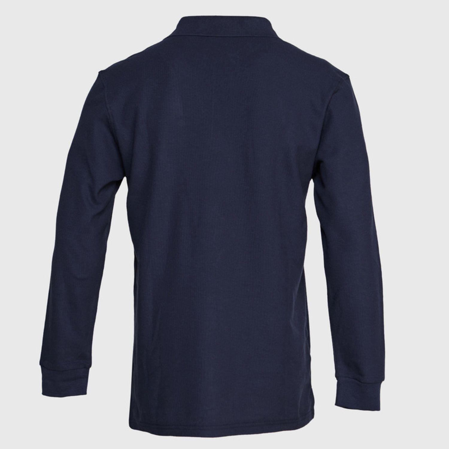 Polera Pique Hombre 80/20 M/L Azul marino-2