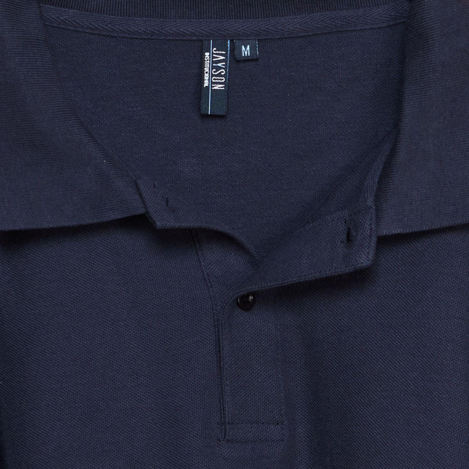 Polera Pique Hombre 80/20 M/L Azul marino-3