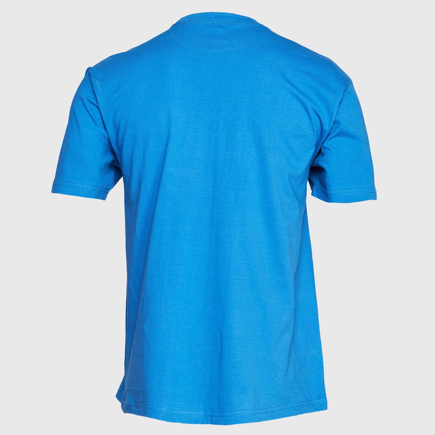 Polera Polo Tubular Hombre M/C Azul-1