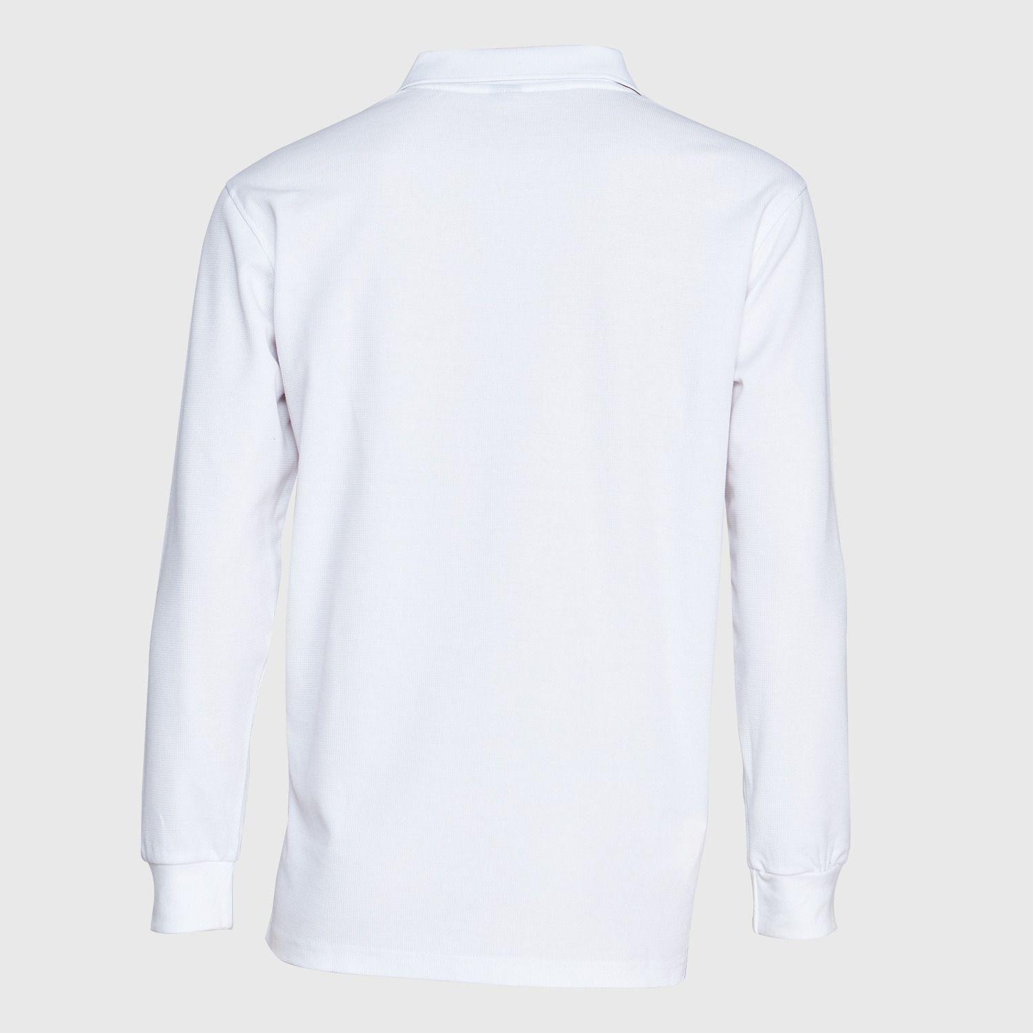 Polera Ml Hombre Waffle  Blanco-2