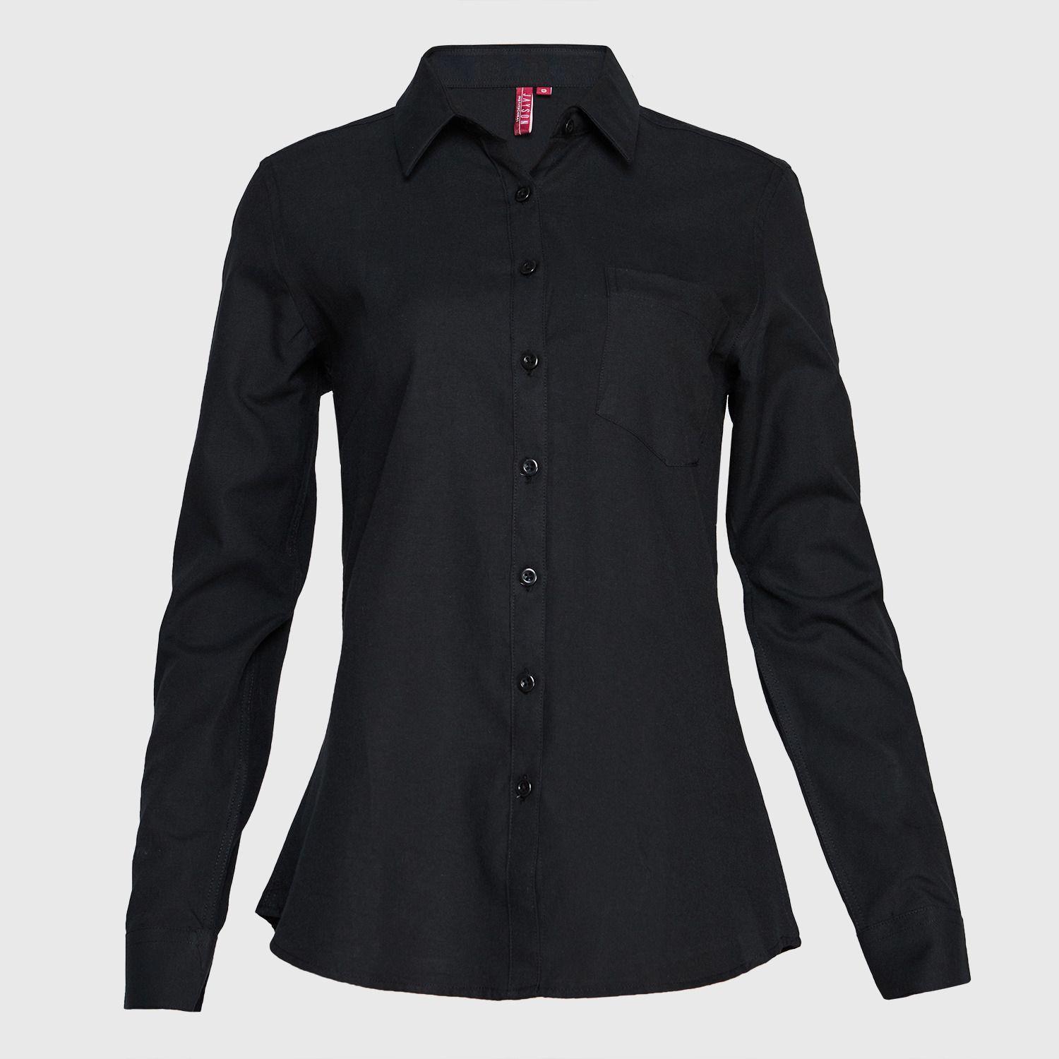 Blusa Oxford B/Pegado Guardia M/L Negro-0