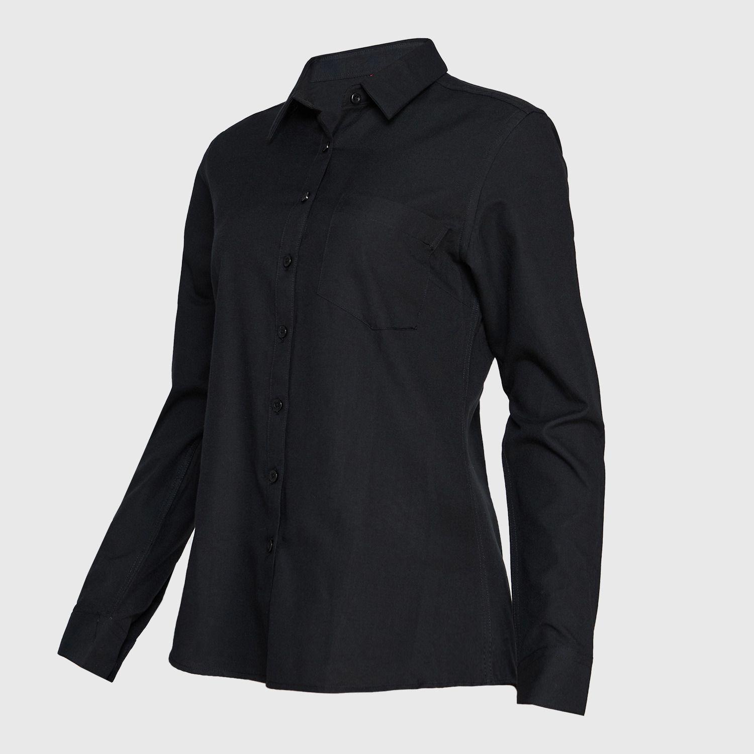Blusa Oxford B/Pegado Guardia M/L Negro-1