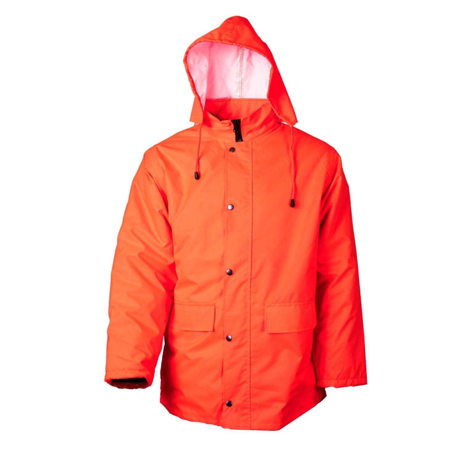 Parka Guardia Alta Visibilidad Hombre Rojo-0