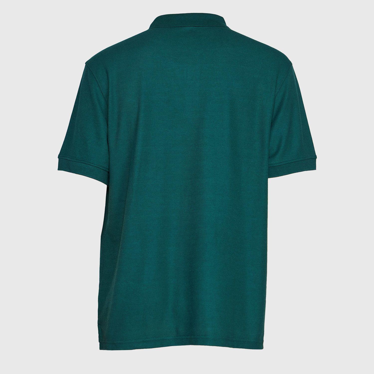 Polera Pique Tc Mc Hombre Verde petróleo-2
