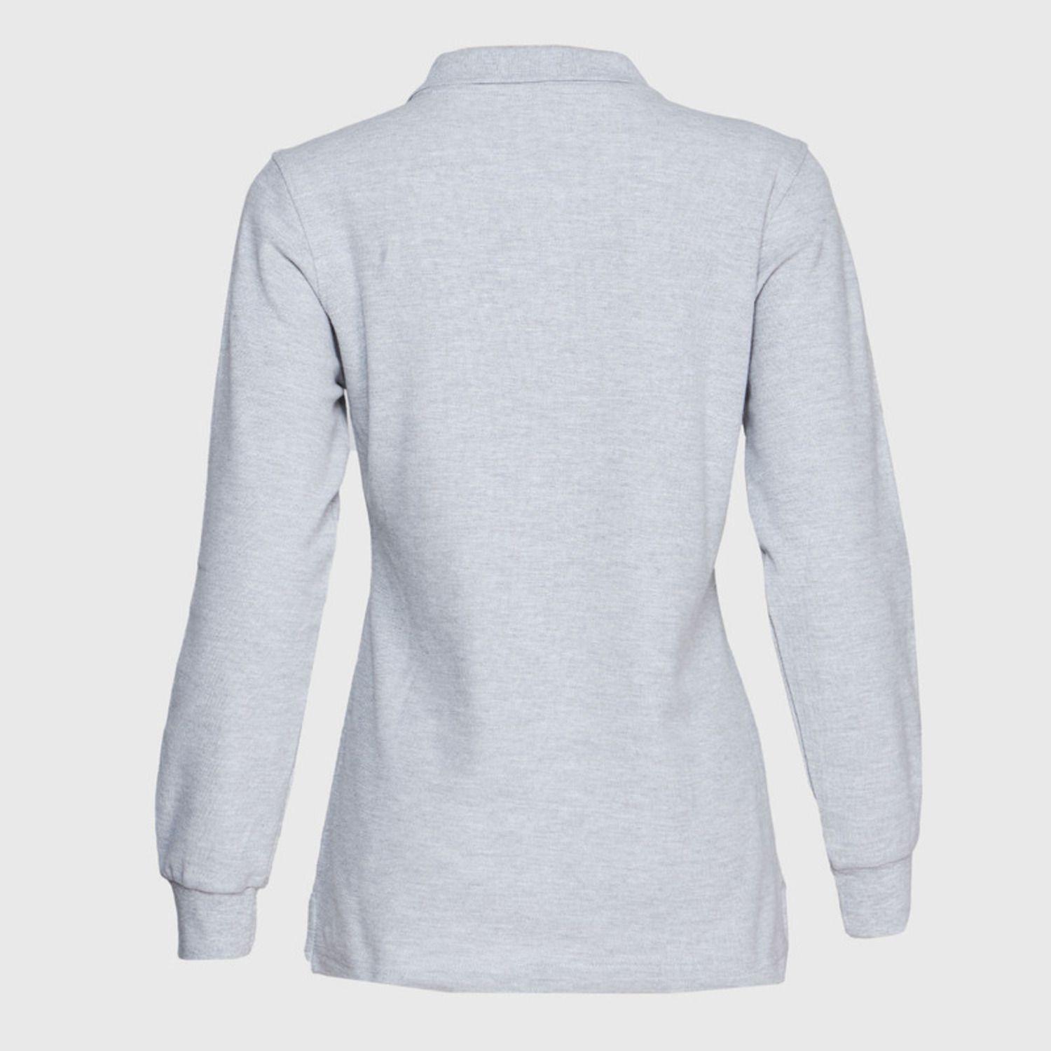 Polera Pique Mujer 80/20 M/L Gris oscuro-3
