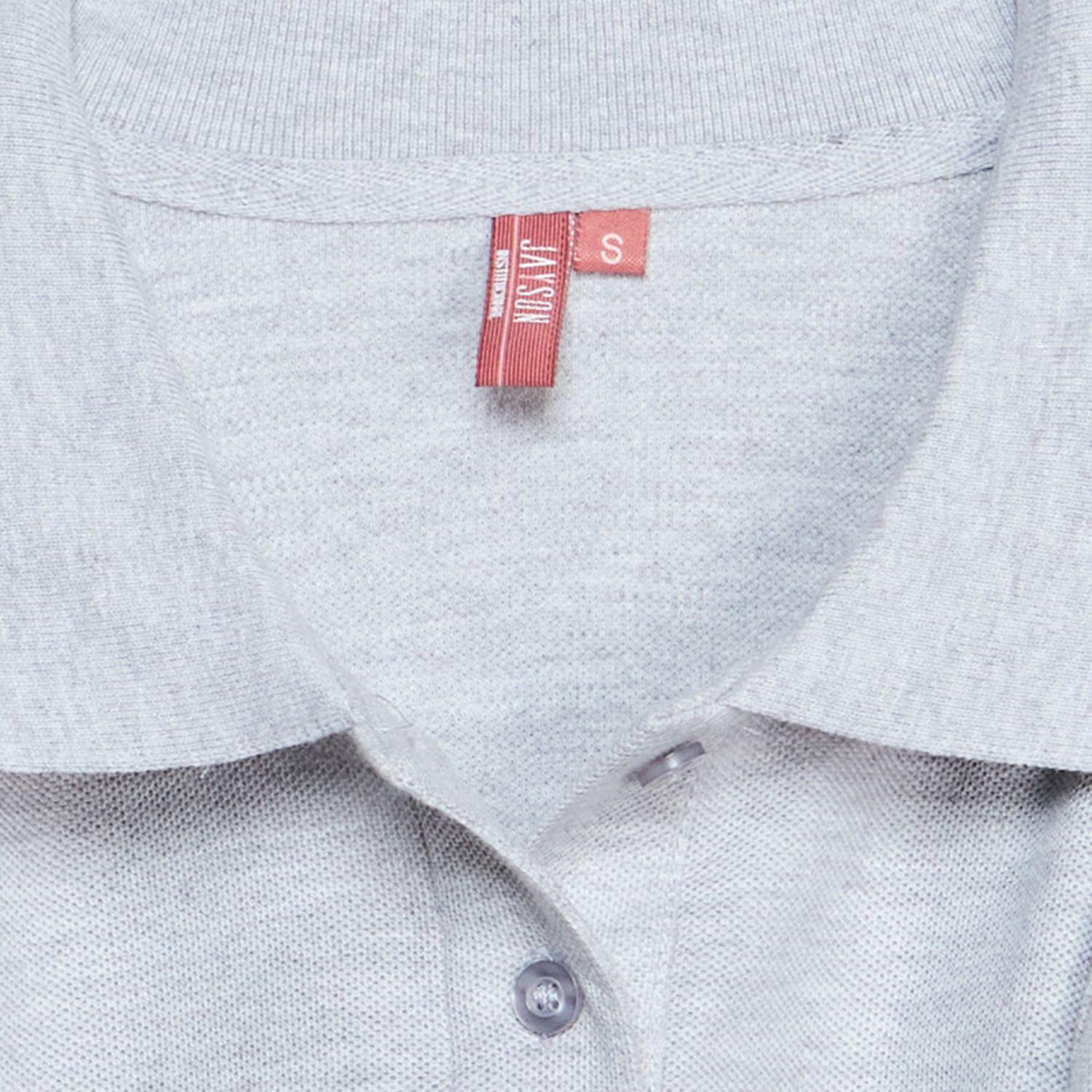 Polera Pique Mujer 80/20 M/L Gris oscuro-4