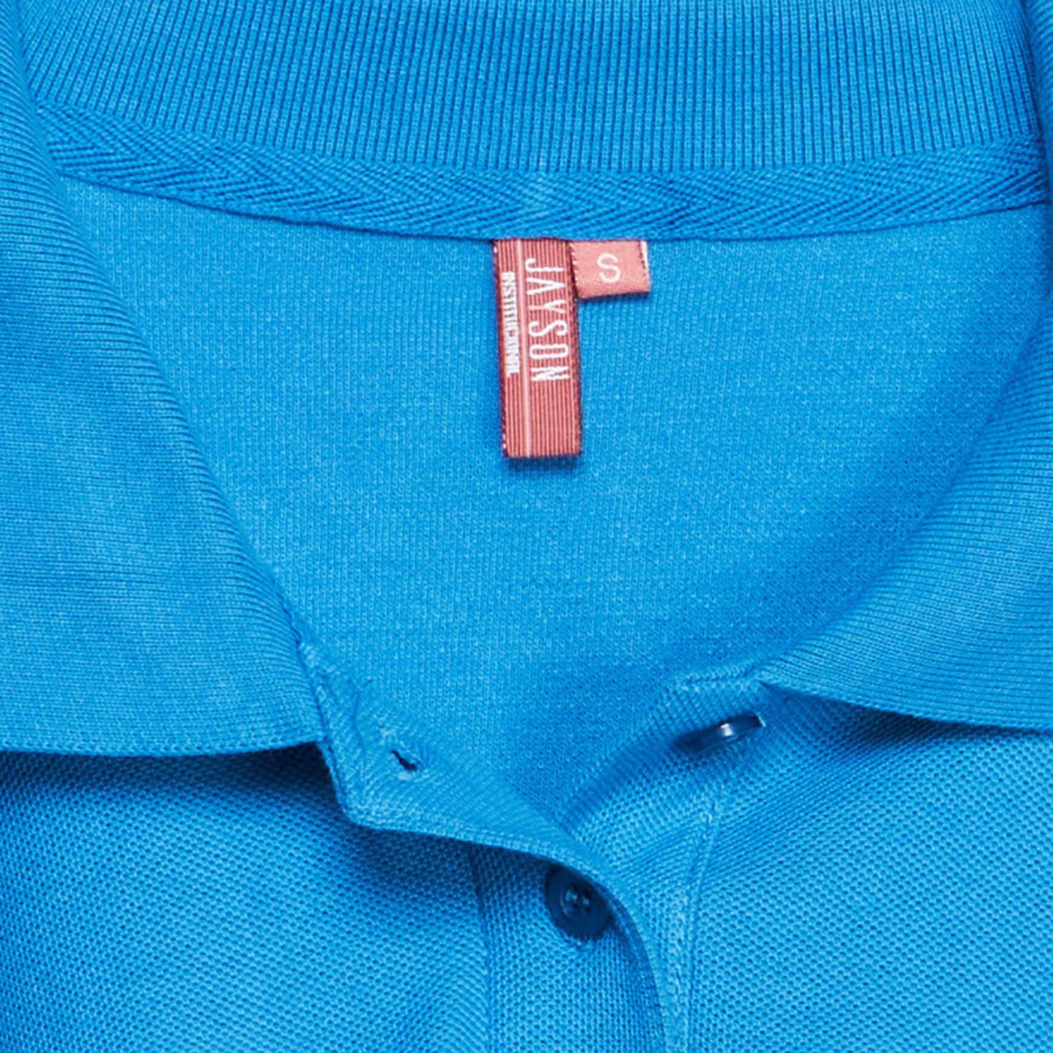 Polera Pique Mujer 80/20 M/L Azul-4