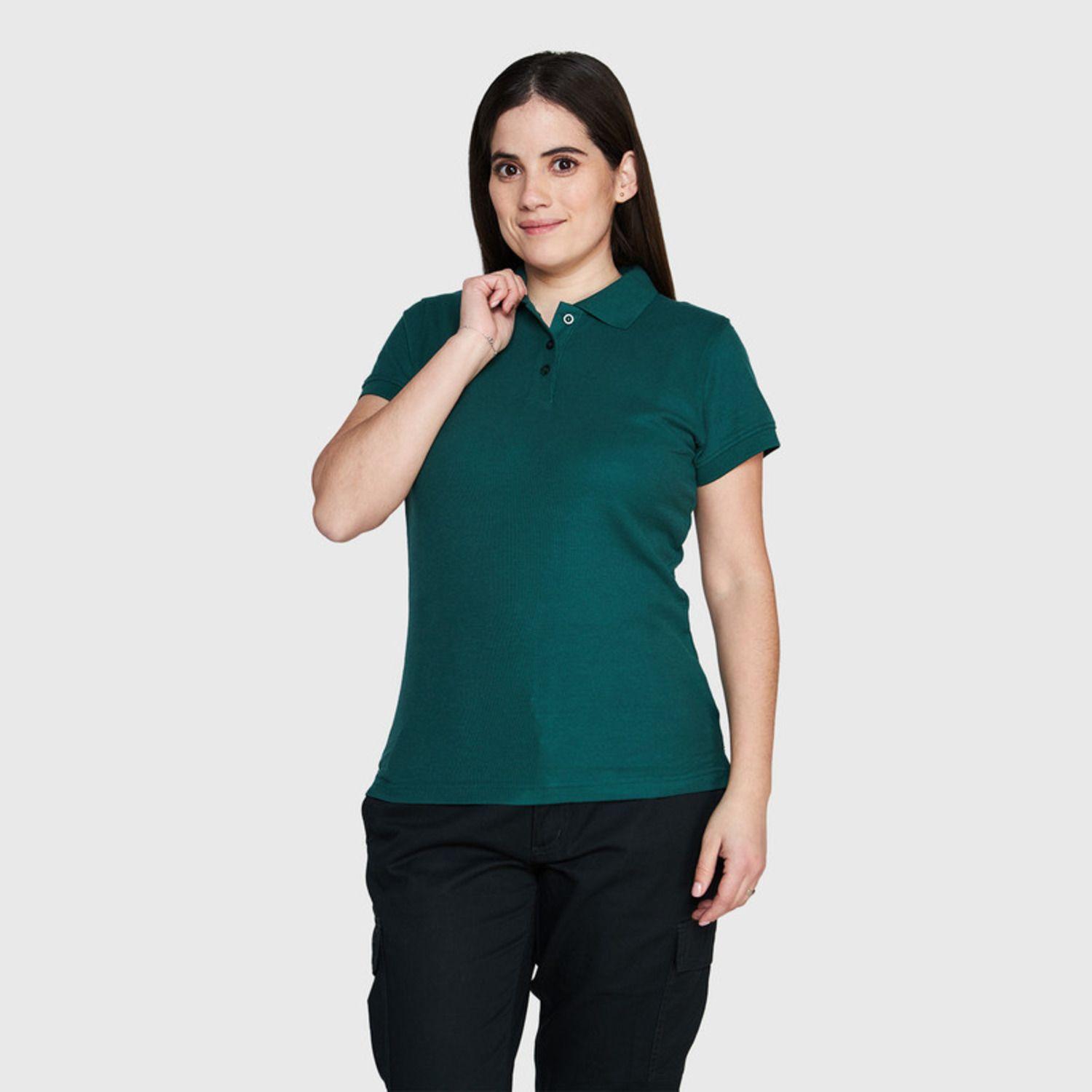 Polera Pique Tc Mc Mujer Verde musgo-0
