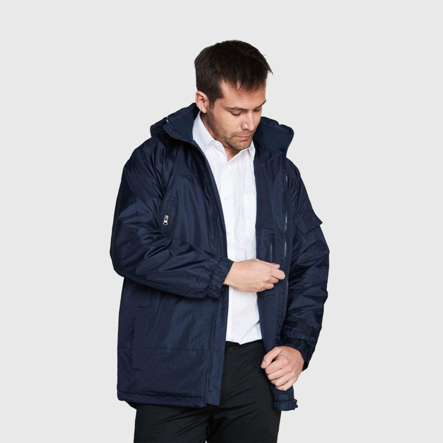 Parka Basica Hombre Azul marino-1