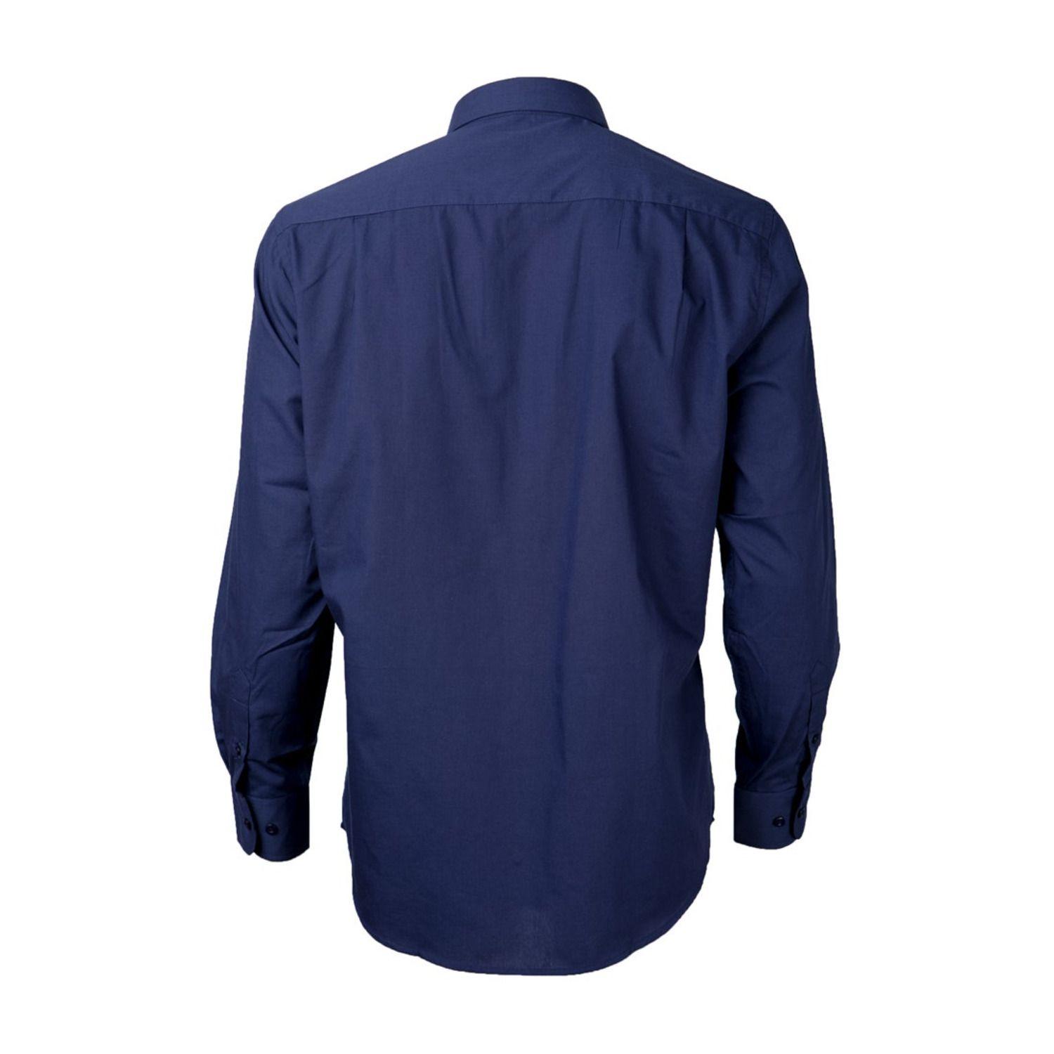 Camisa Trevira  Ml Comfort Azul marino-1