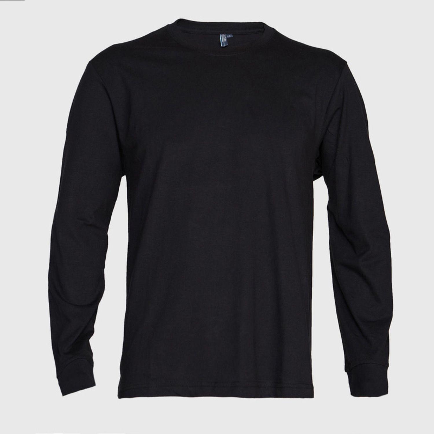 Polera Polo Tubular M/L Hombre Negro-0