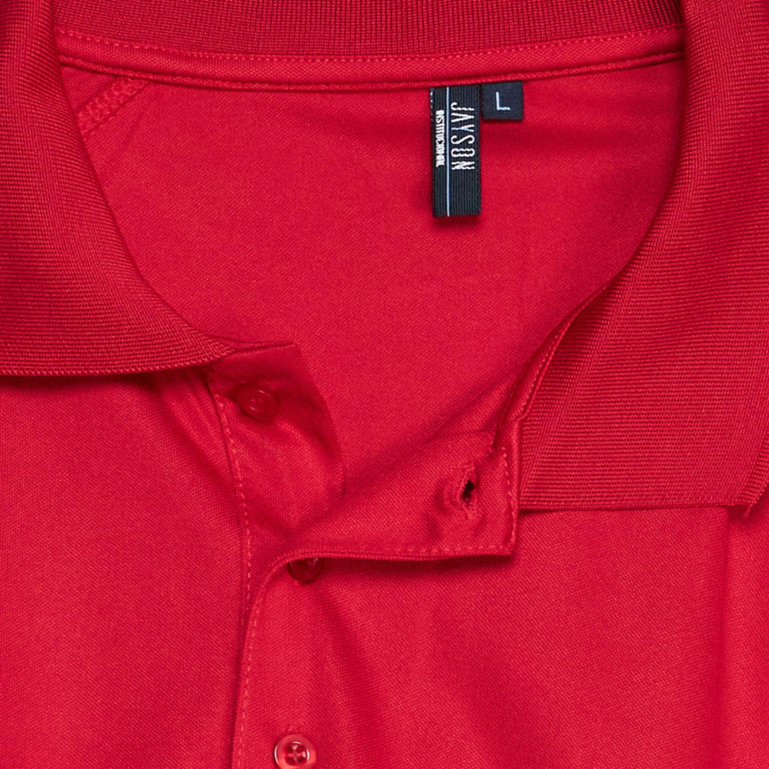 Polera Dry Fit Hombre M/C Rojo-4