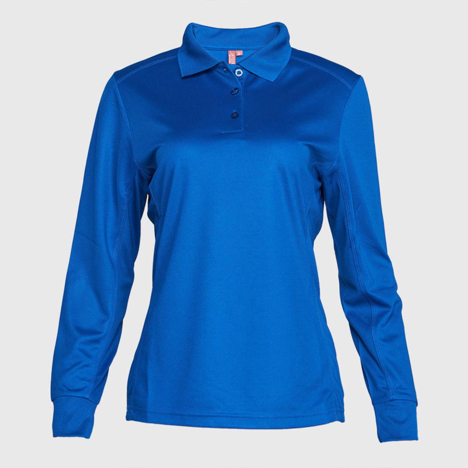 Polera Dry Fit Mujer M/L Azul-0