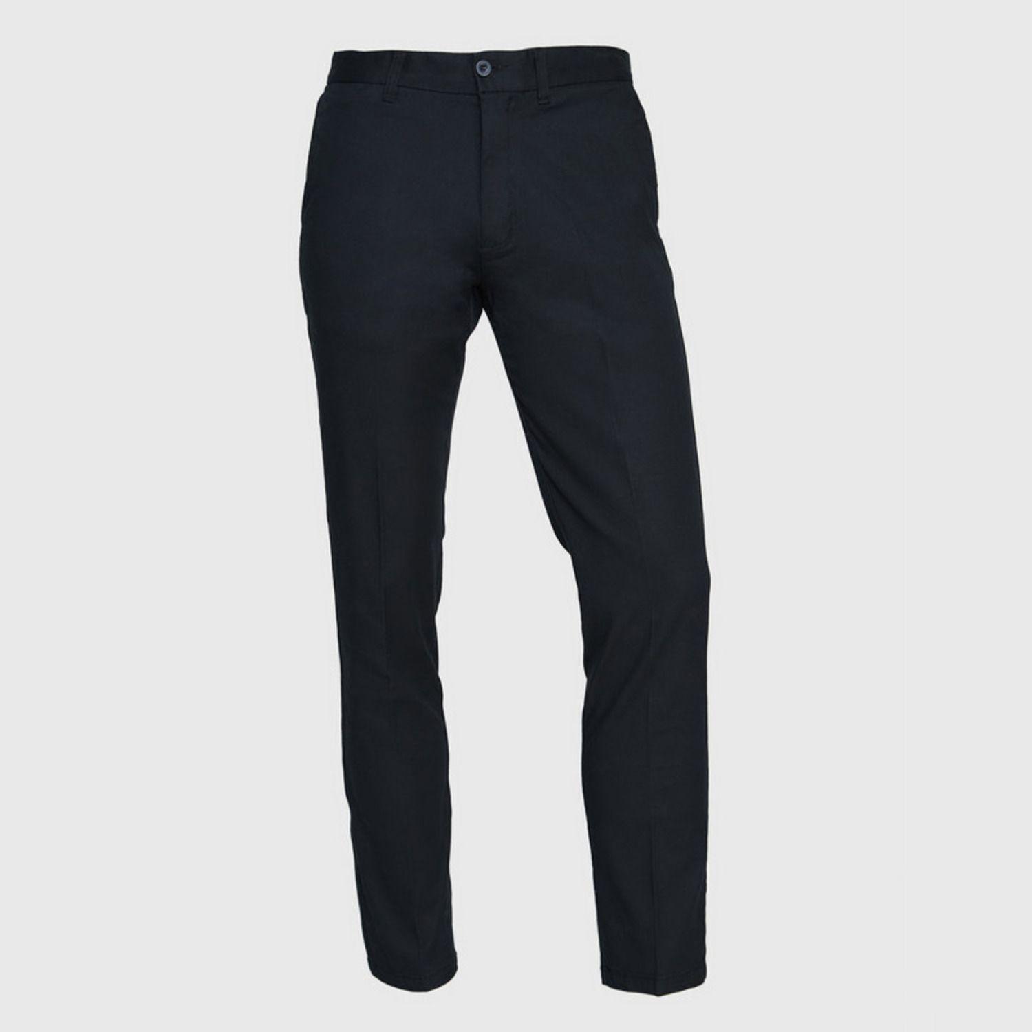 Pantalón Spandex Hombre Frente Plano Negro-1