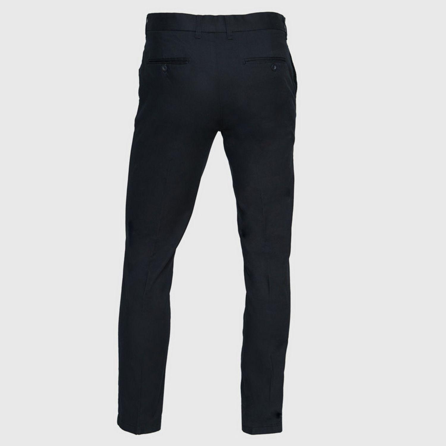 Pantalón Spandex Hombre Frente Plano Negro-3