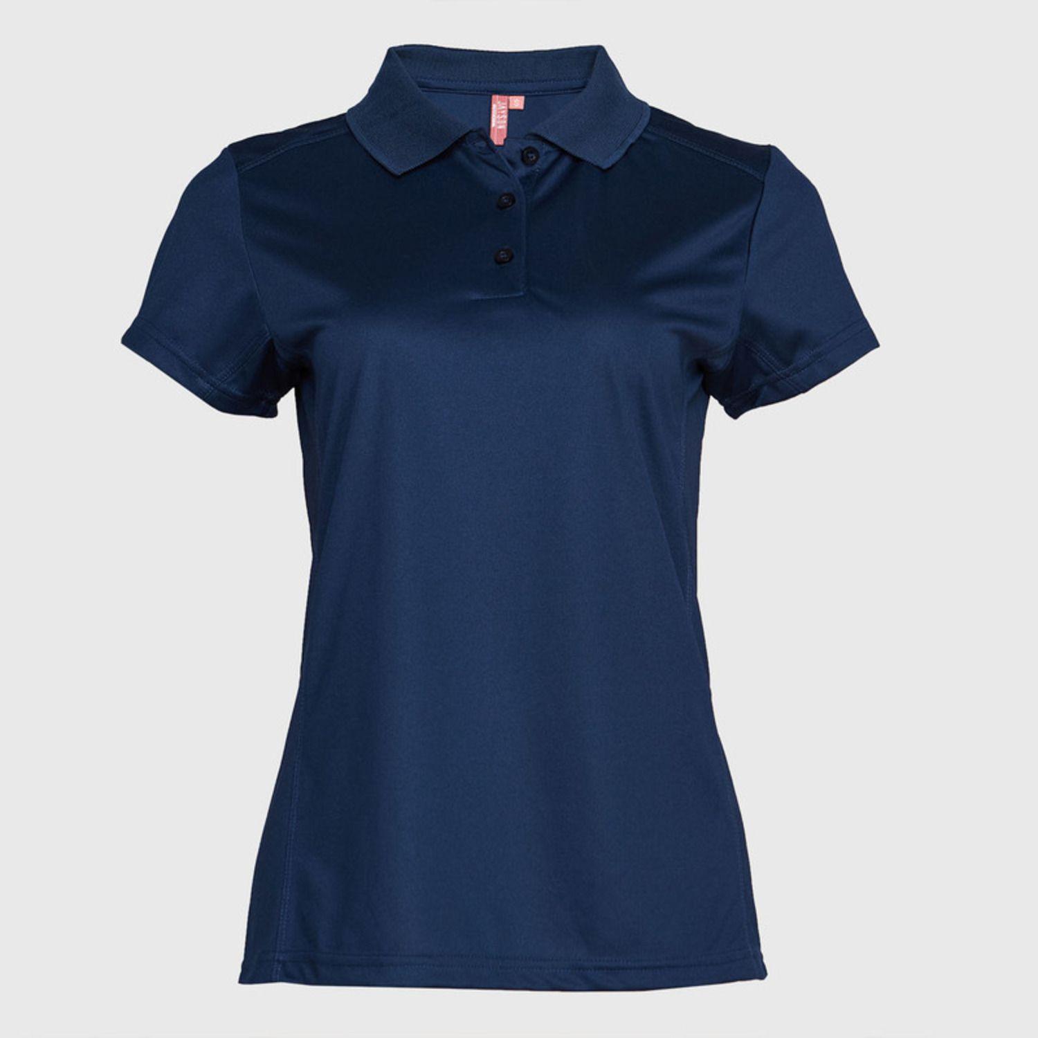 Polera Dry Fit Mujer M/C Azul marino-1