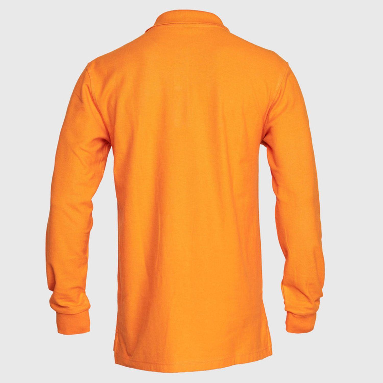 Polera Pique Hombre 80/20 M/L Naranja-2