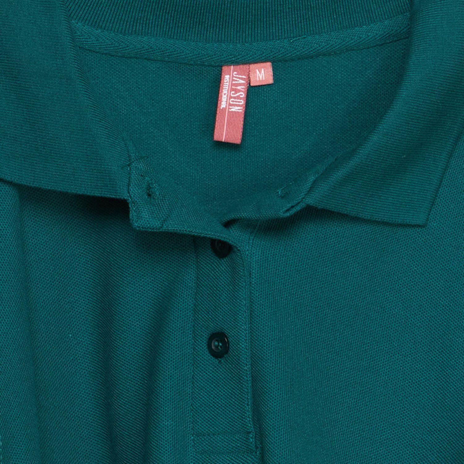 Polera Pique Mujer 80/20 M/C Verde musgo-4