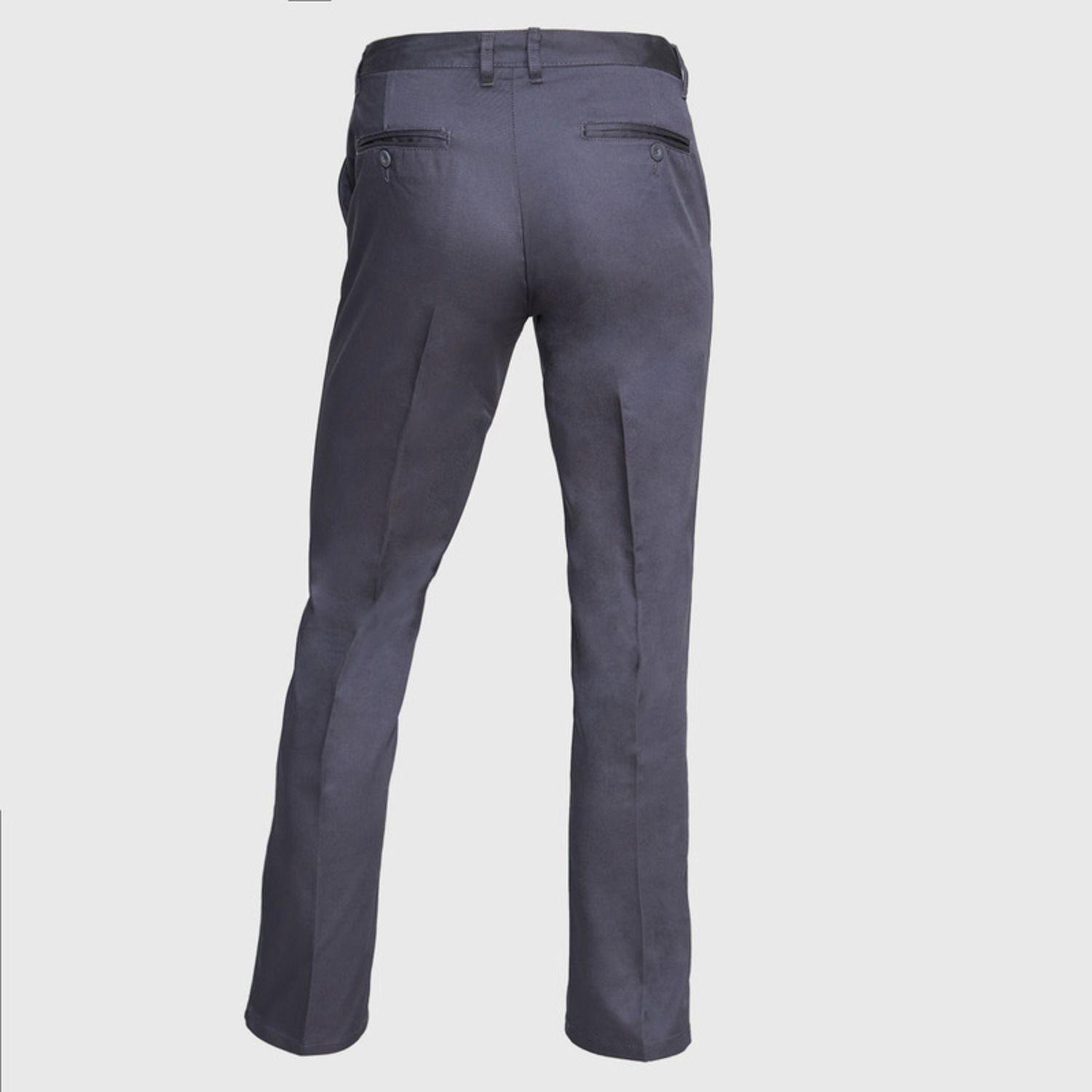 Pantalón Gabardina T/C Hombre Gris oscuro-2